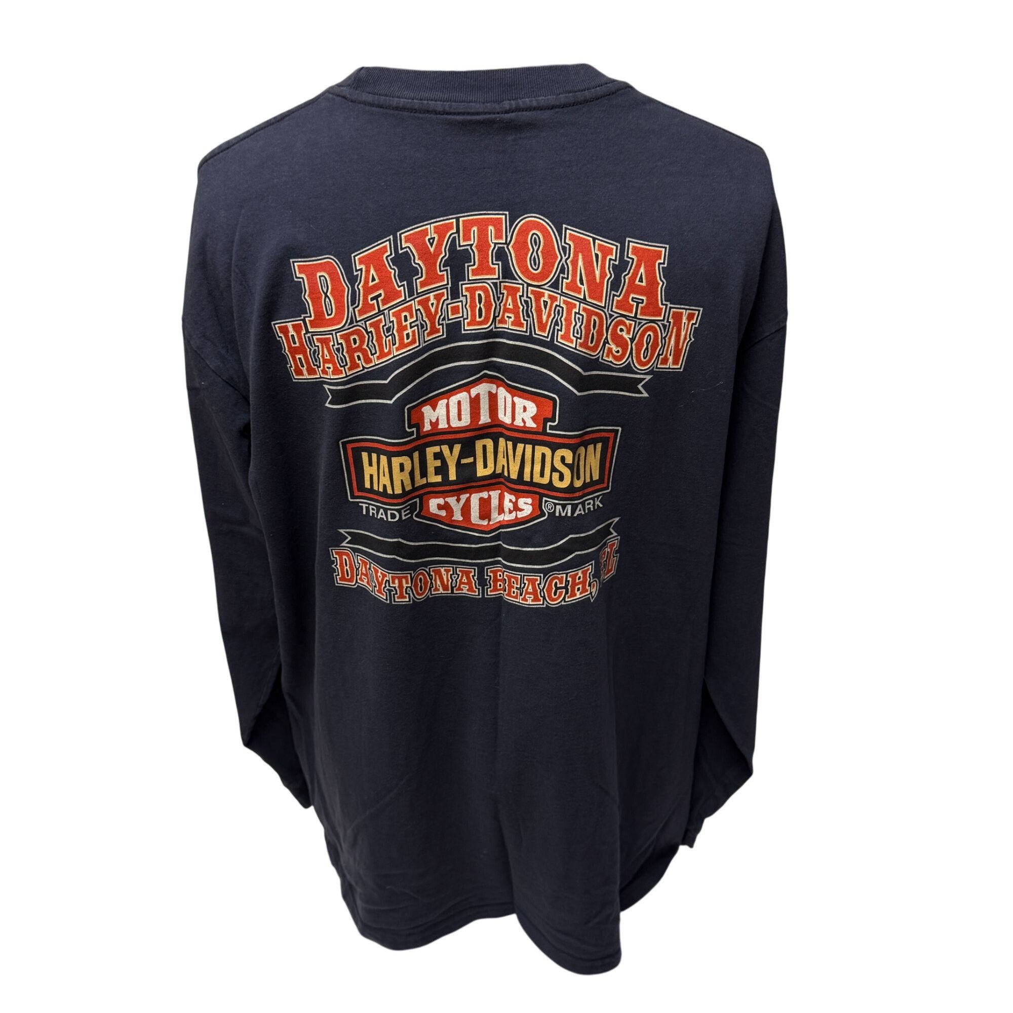 Harley Davidson H-D Motorcycle DAYTONA BIKE WEEK FL Beach L/S Spellout Shirt Size US XXL / EU 58 / 5 - 3 Thumbnail