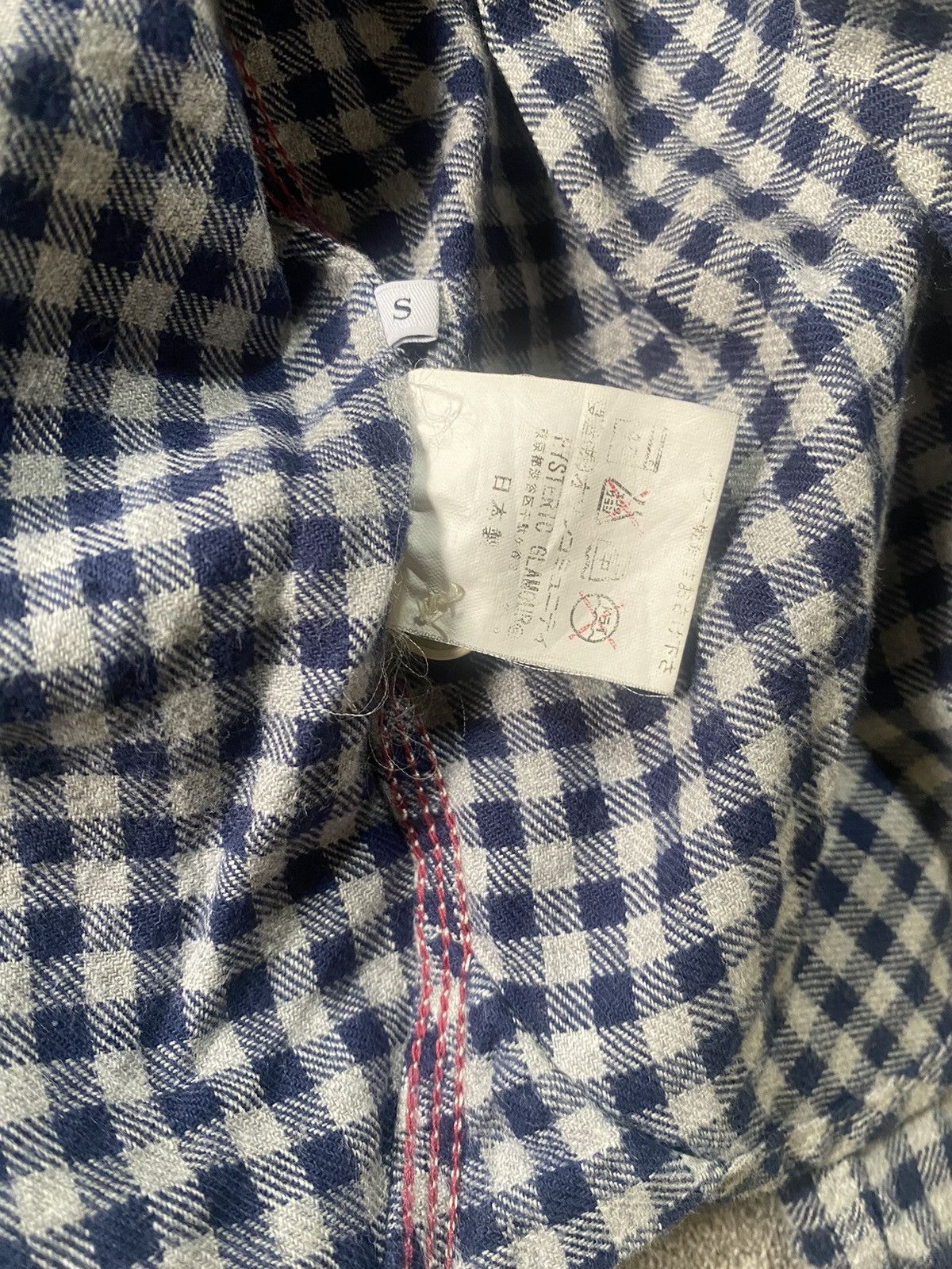 Hysteric Glamour Hysteric Glamour Gingham Double Pocket Chambray Size US S / EU 44-46 / 1 - 9 Thumbnail