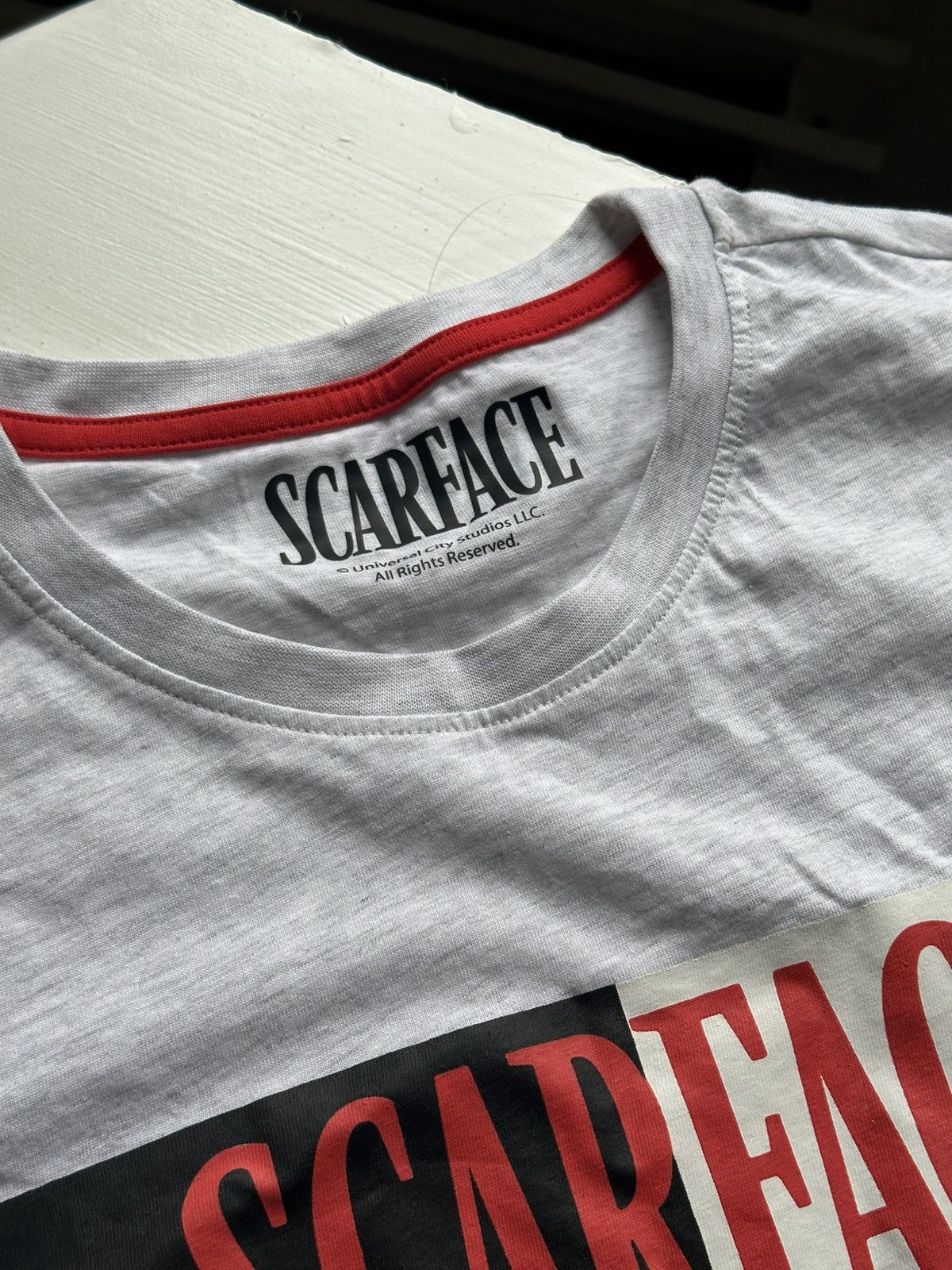 Vintage Scarface Tee Tony Montana Big Logo Size US L / EU 52-54 / 3 - 7 Thumbnail