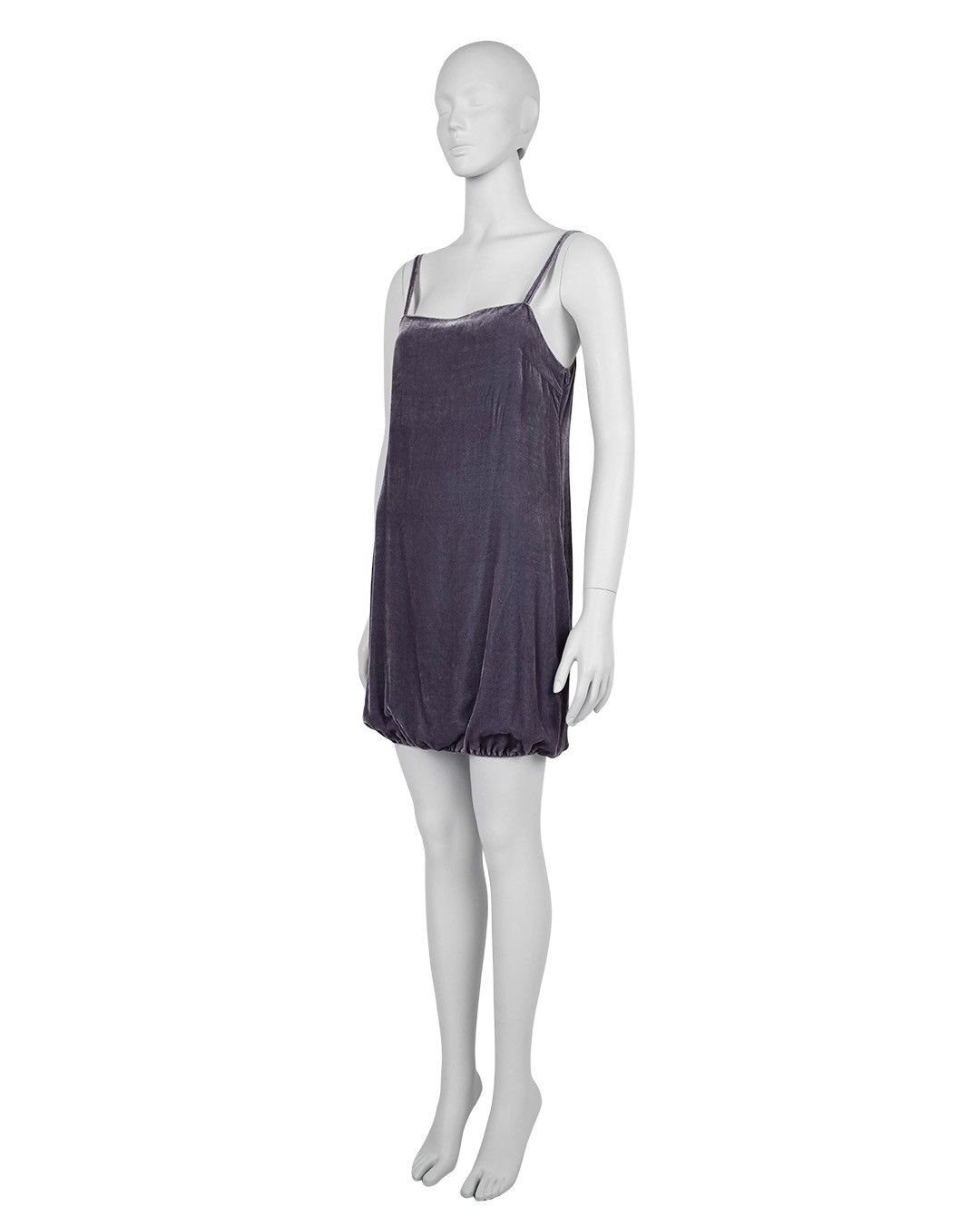 Miu Miu Miu Miu F/W1998 Lilac Velvet Dress Size M / US 6-8 / IT 42-44 - 5 Thumbnail