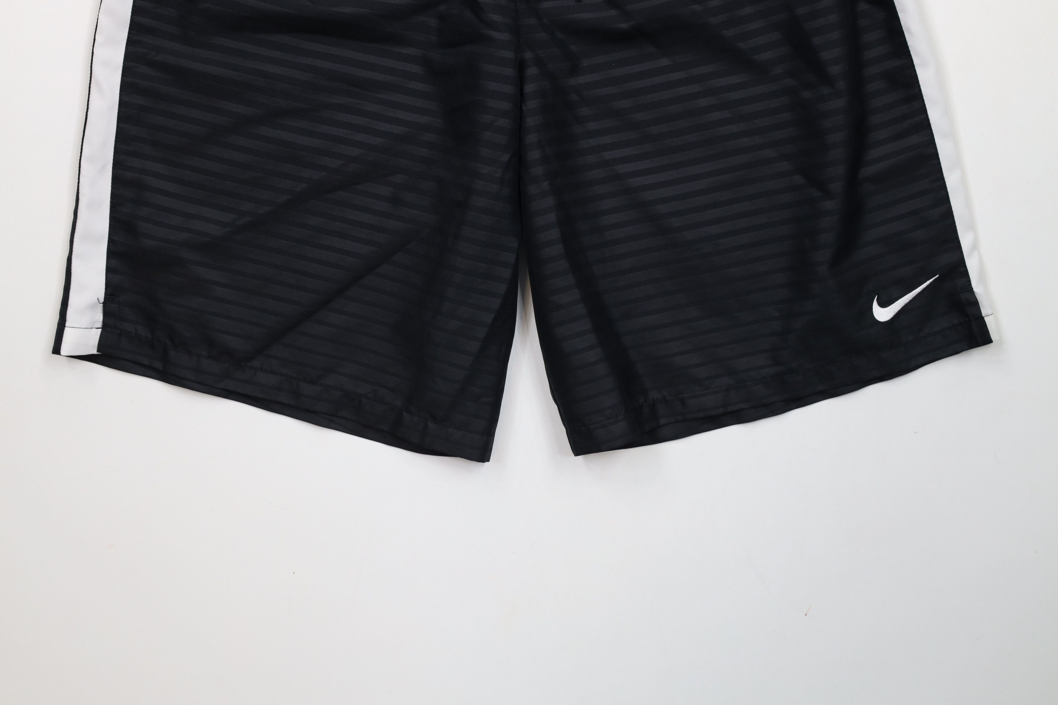 Nike × Vintage Vintage Y2K Nike Mini Swoosh Striped Running Soccer Shorts Size US 36 / EU 52 - 4 Thumbnail