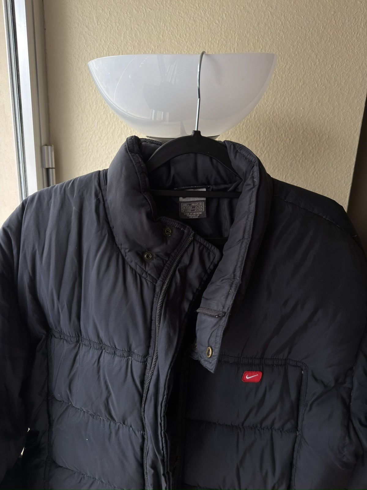 Vintage Nike vintage black down jacket puffer Size US L / EU 52-54 / 3 - 7 Thumbnail