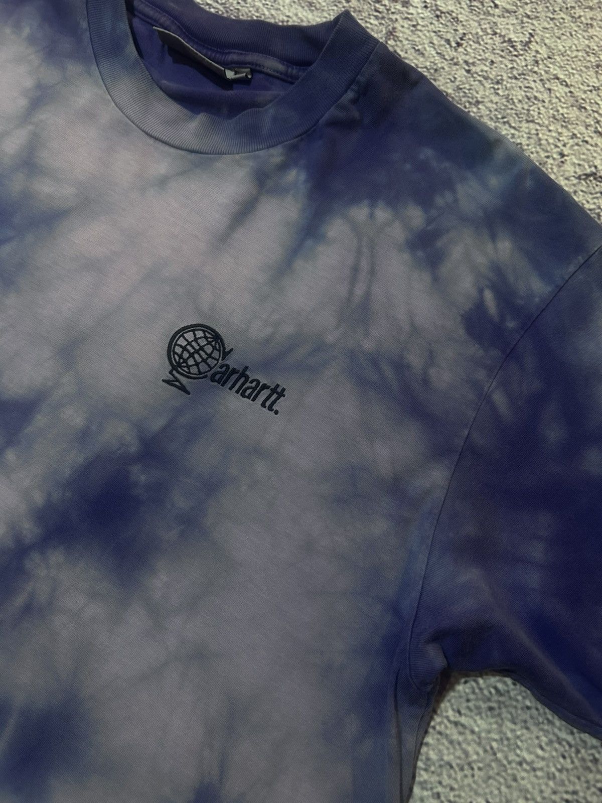 Carhartt Carhartt WIP “Global” Tie-Dye Tee Blue / Purple Wash Size US S / EU 44-46 / 1 - 4 Thumbnail