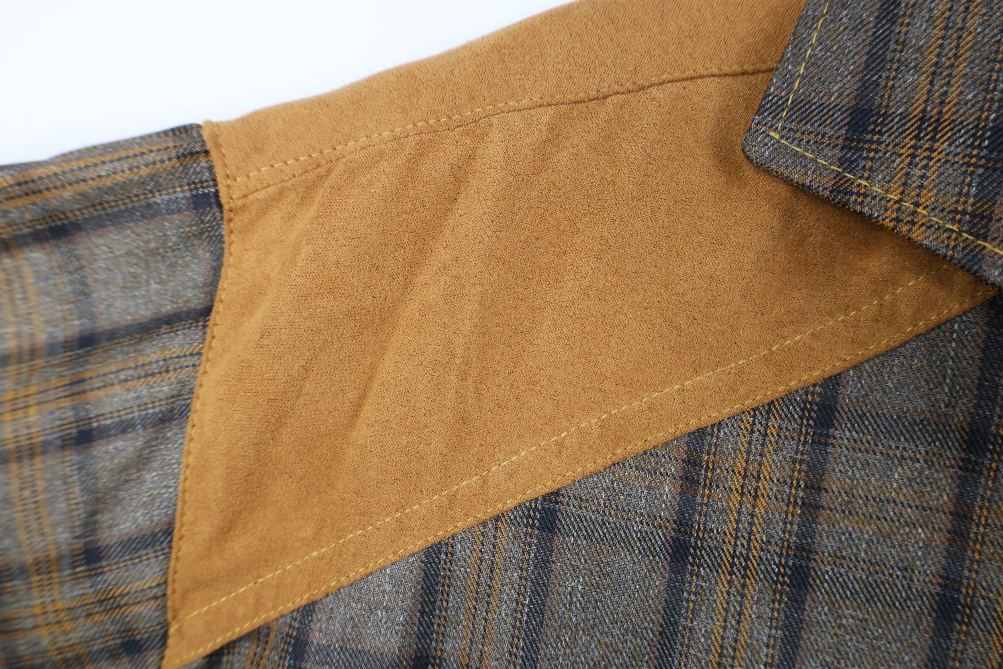 Vintage Vintage 90s Streetwear Rodeo Cowboy Button Shirt Brown Plaid Size US M / EU 48-50 / 2 - 7 Thumbnail