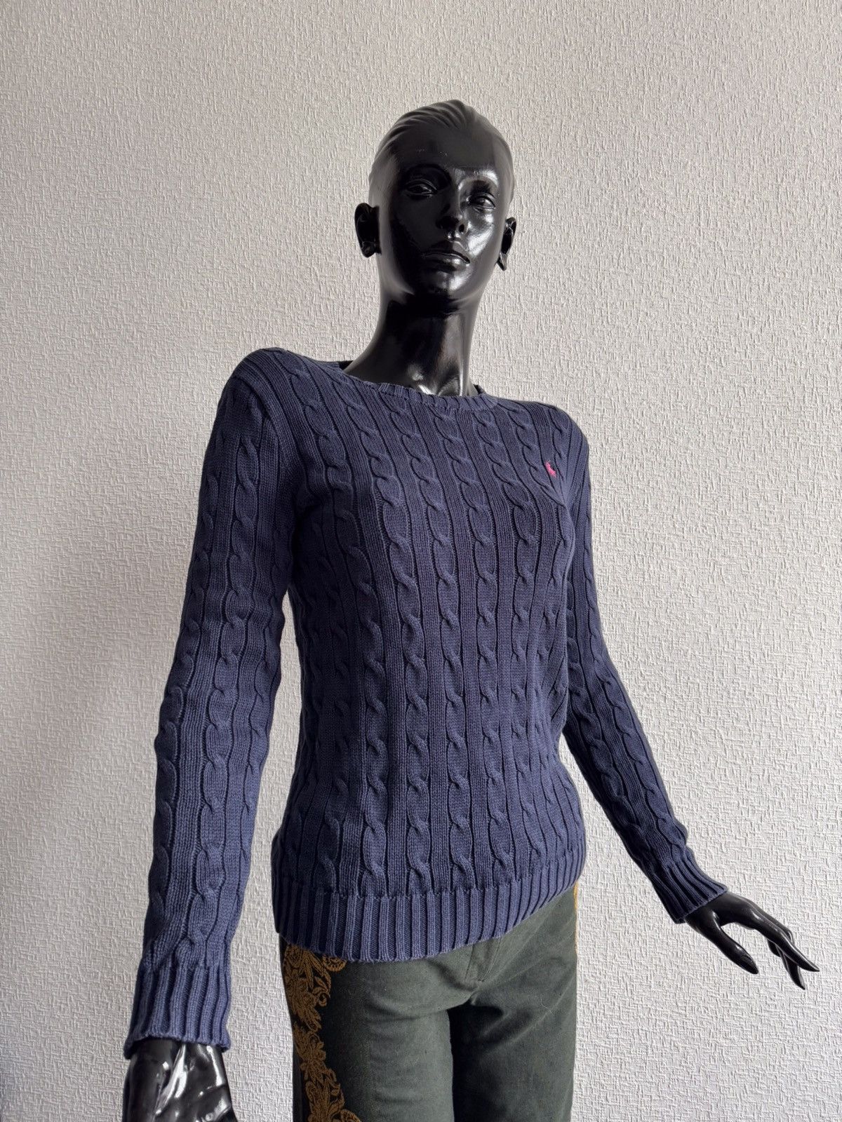 Polo Ralph Lauren × Vintage 🥰POLO RALPH LAUREN KNIT SWEATER jumper woman’s preppy Size XS / US 0-2 / IT 36-38 - 1 Thumbnail