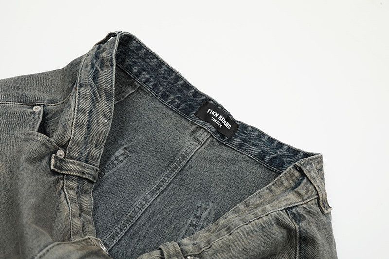 Jean American high street retro loose washed jeans Size US 32 / EU 48 - 4 Thumbnail