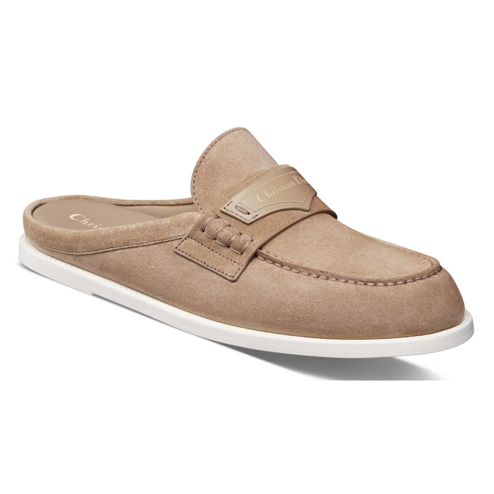 Dior Dior Boy Mule Corde Beige Suede Backless Loafer Flat 41 Size US 11 / IT 41 - 1 Thumbnail