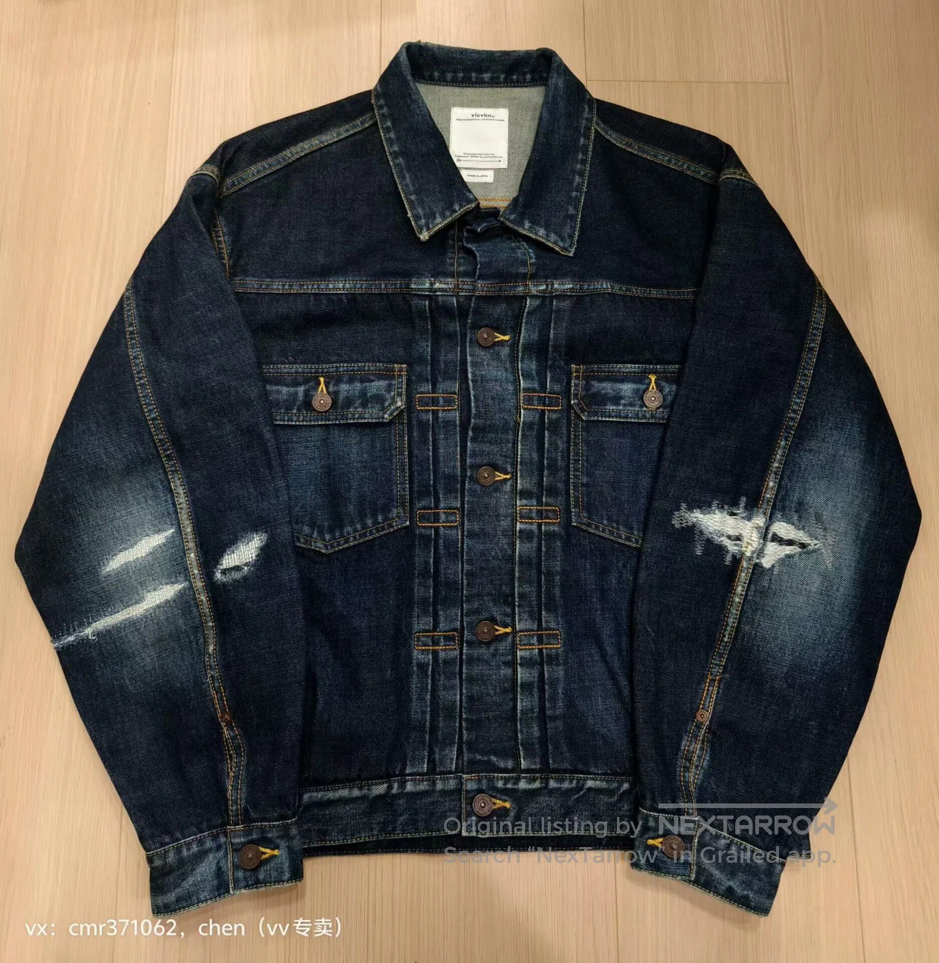 Visvim visvim 21SS 101xx Denim Jacket DMGD. Size US M / EU 48-50 / 2 - 1 Thumbnail