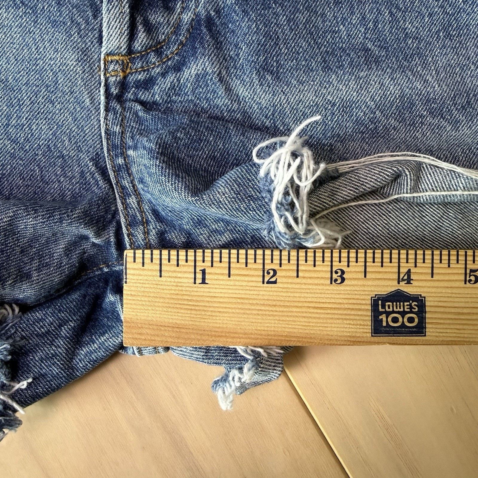 Agolde Agolde Parker Denim Shorts Women's 32 Blue Jorts Summer Size 32" / US 10 / IT 46 - 7 Thumbnail