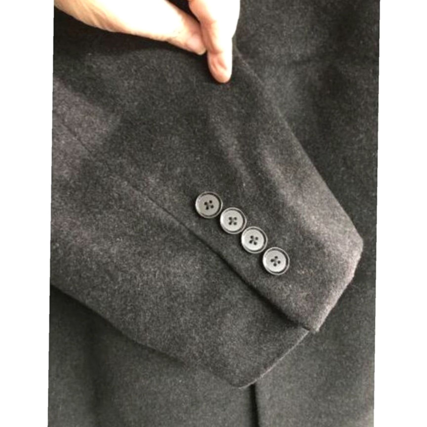 Calvin Klein Calvin Klein Wool Cashmere Overcoat 3 Button Lined 25x42 Pockets Wool Gray 3XL Men Big & Tall Coat Size US XXL / EU 58 / 5 - 5 Thumbnail
