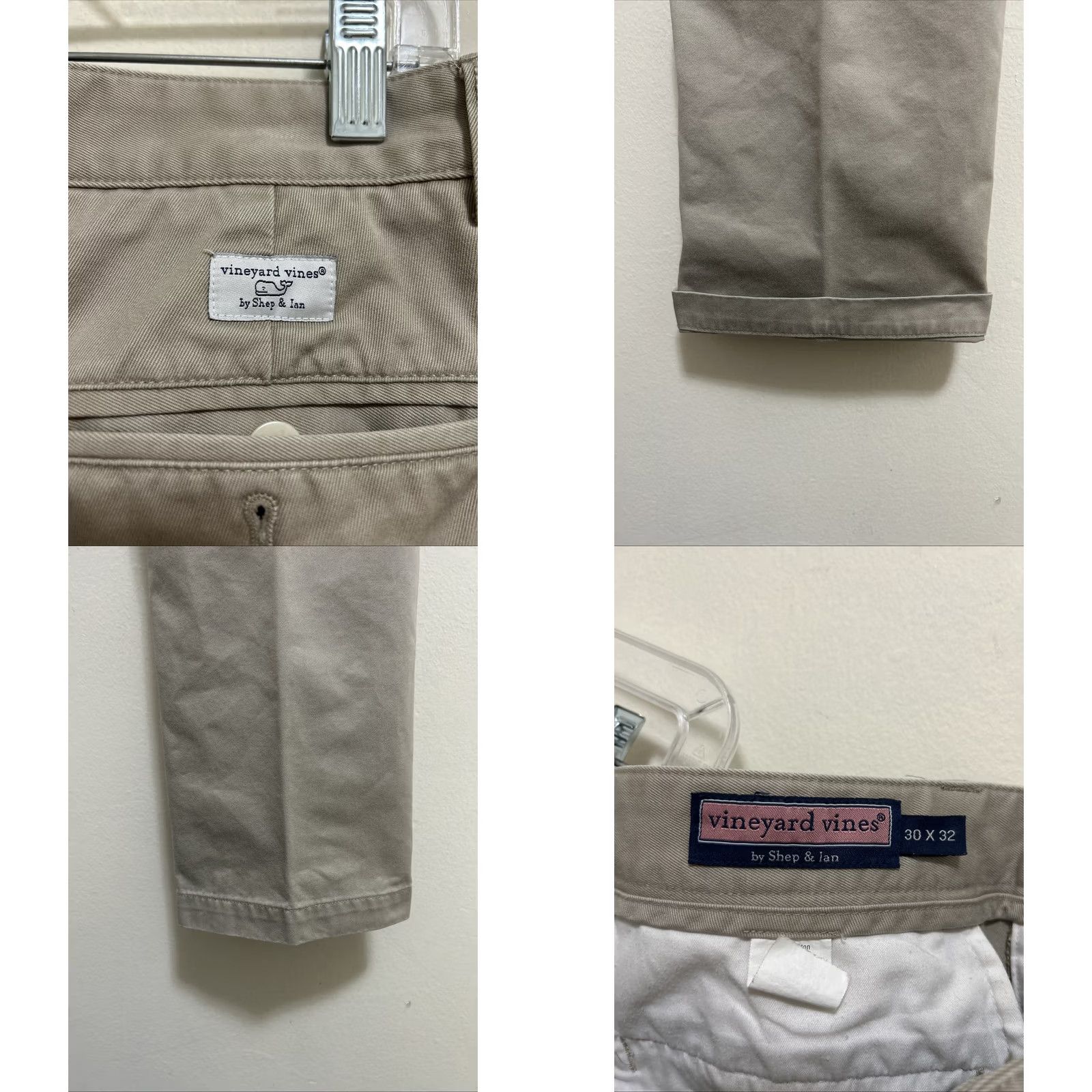 Vineyard Vines Vineyard Vines Club Pants Mens 30x32 Beige Preppy Performance Golf Size US 30 / EU 46 - 8 Thumbnail