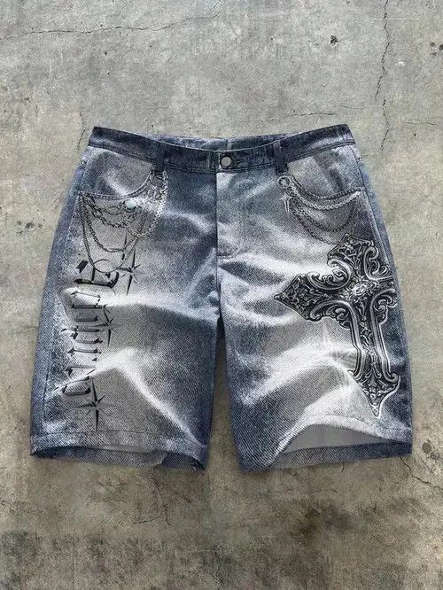 Other Yoshiko x Mirei Washed Y2K Drip shorts Size US 32 / EU 48 - 6 Thumbnail