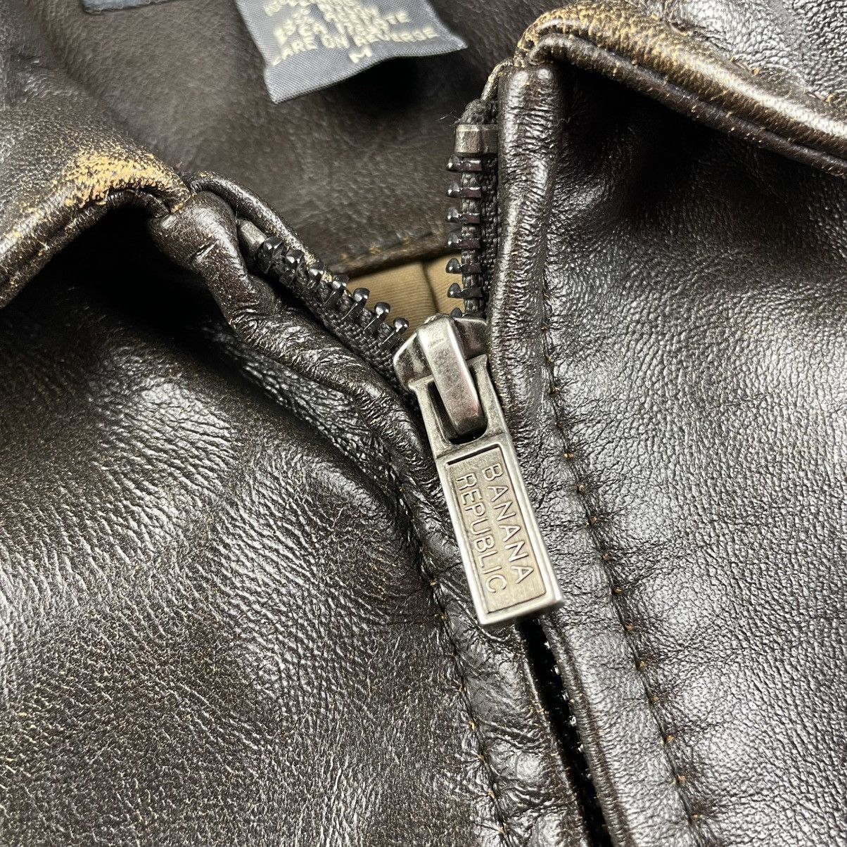 Banana Republic VTG 90’s BANANA REPUBLIC MENS TAN SOFT LEATHER JACKET SIZE M Size US M / EU 48-50 / 2 - 7 Thumbnail