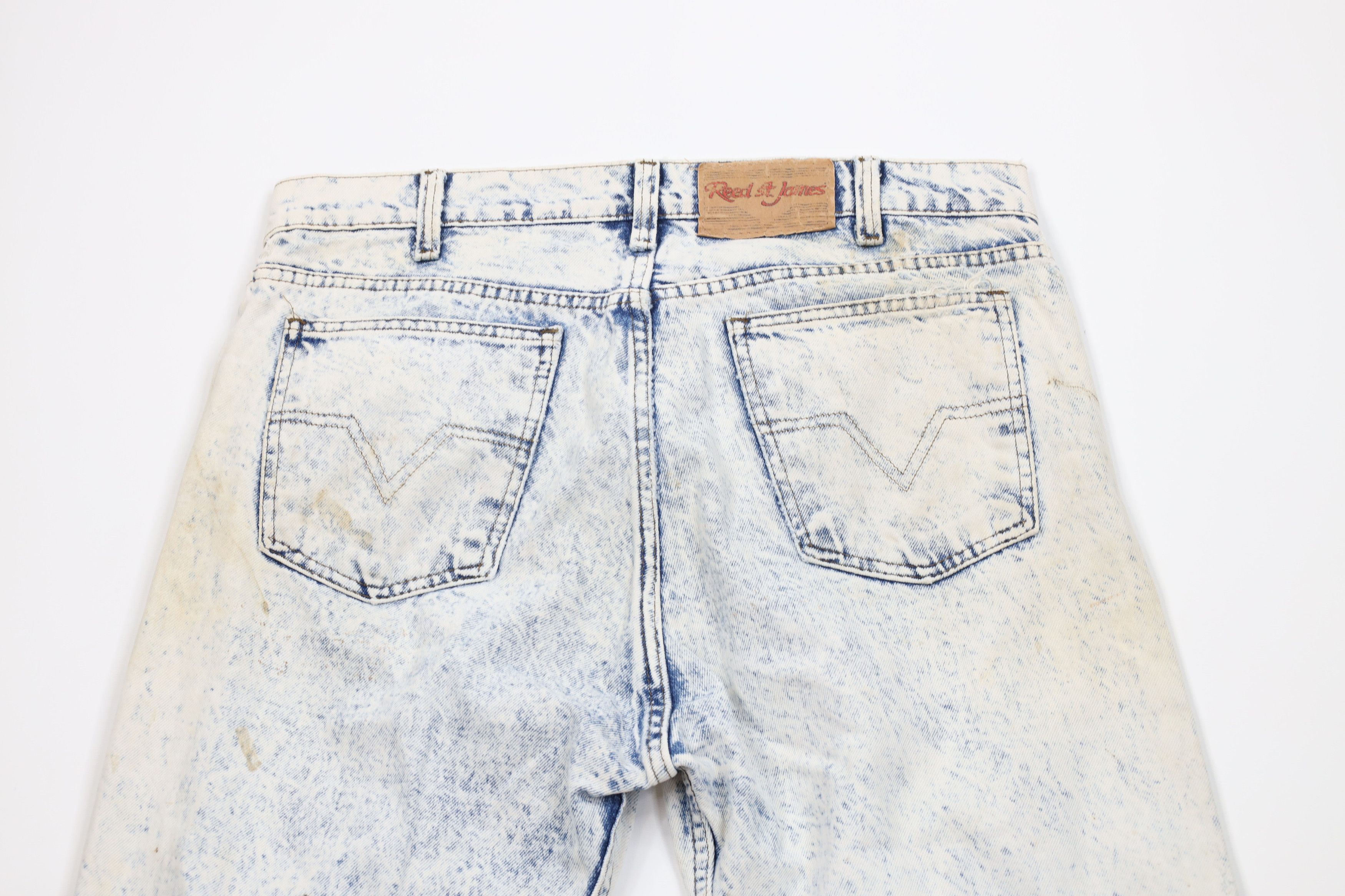 Vintage Vintage 90s Streetwear Acid Wash Straight Leg Denim Jeans Size US 34 / EU 50 - 11 Thumbnail