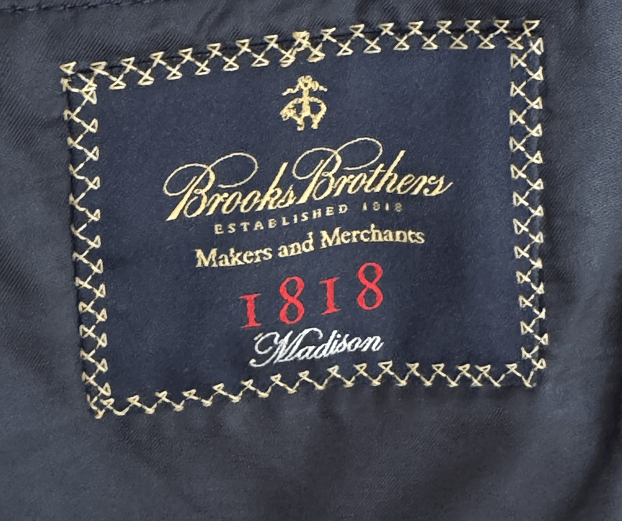 Brooks Brothers 1881 Madison 36R Brooks Brothers Blazer - Navy/Black Size 36R - 4 Thumbnail