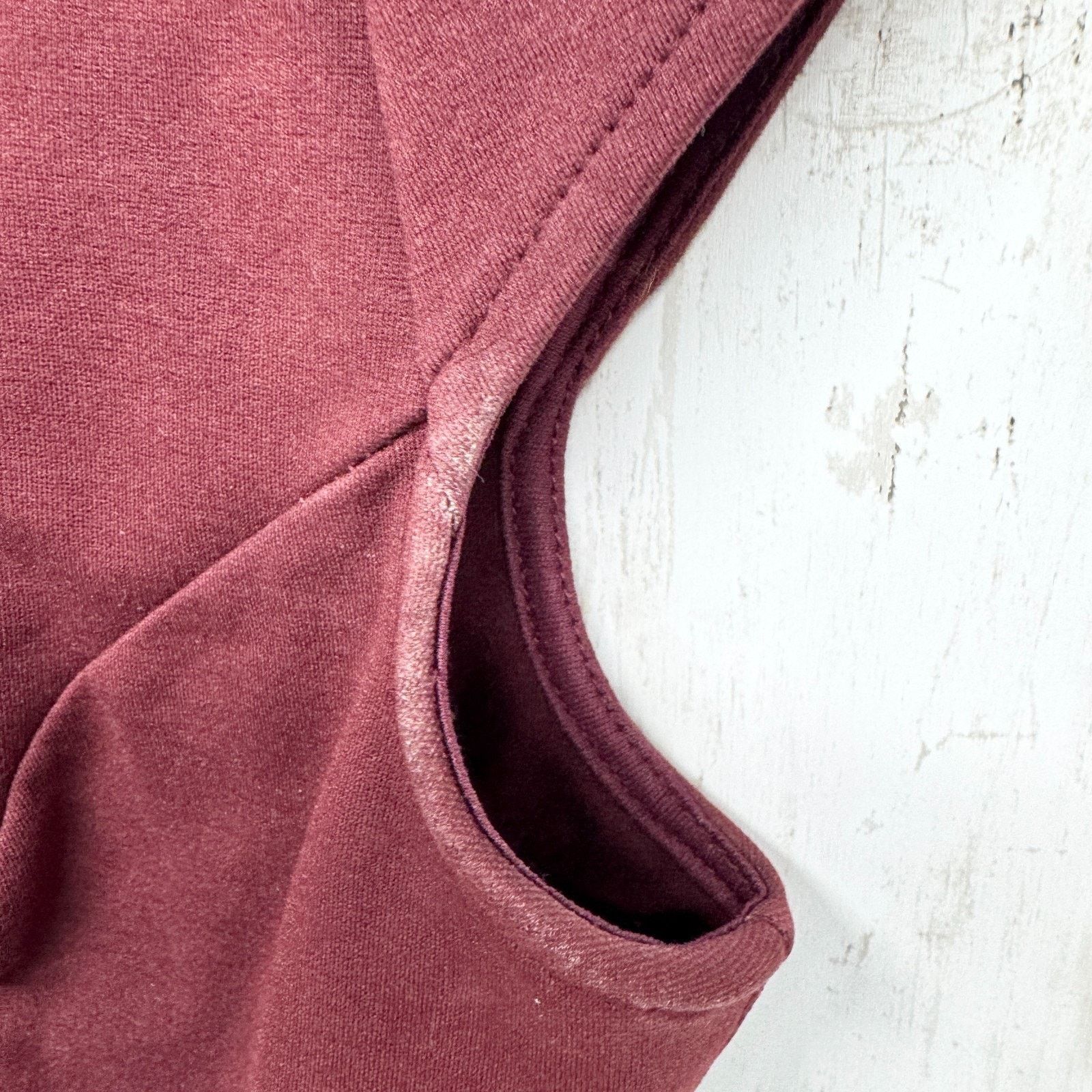 Other Lulus Dress Size Medium Short Sleeve Mini Zip Back Maroon Size M / US 6-8 / IT 42-44 - 5 Thumbnail