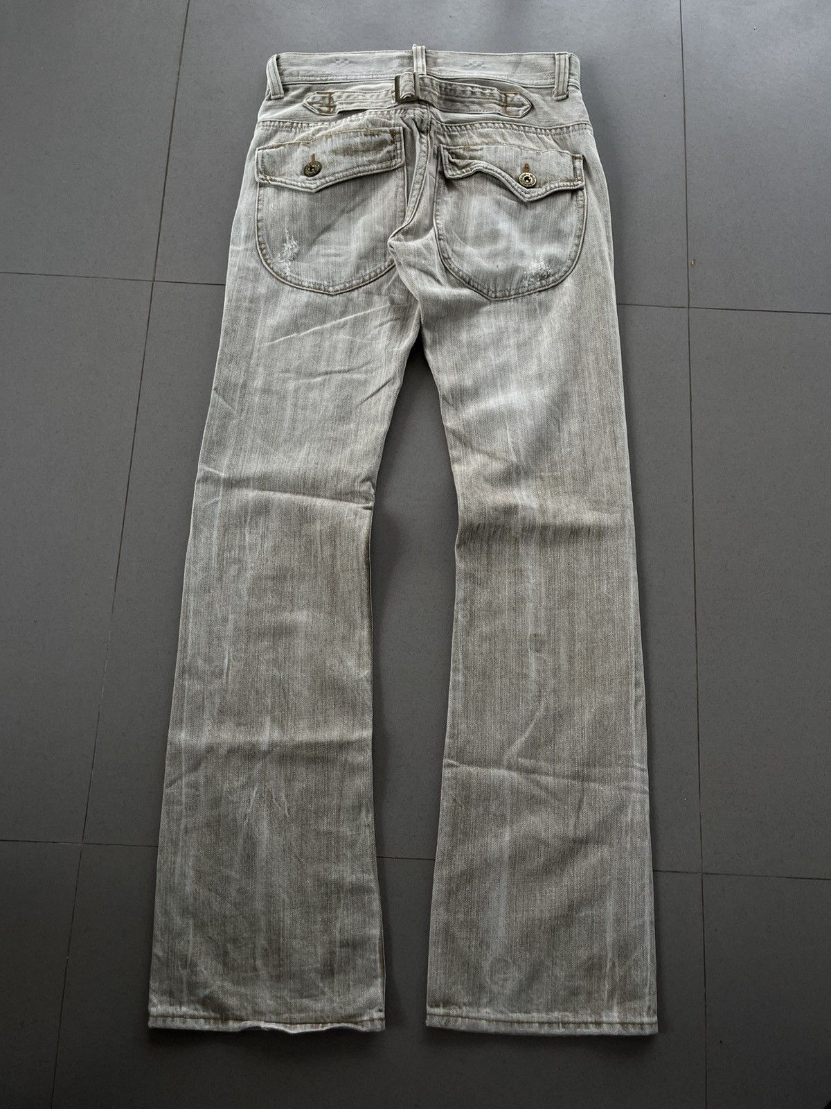 Tornado Mart 2000s JAPANESE ANTI LABEL ZIPPER FLARE BOOT CUT PANTS VKEI Size US 30 / EU 46 - 9 Thumbnail