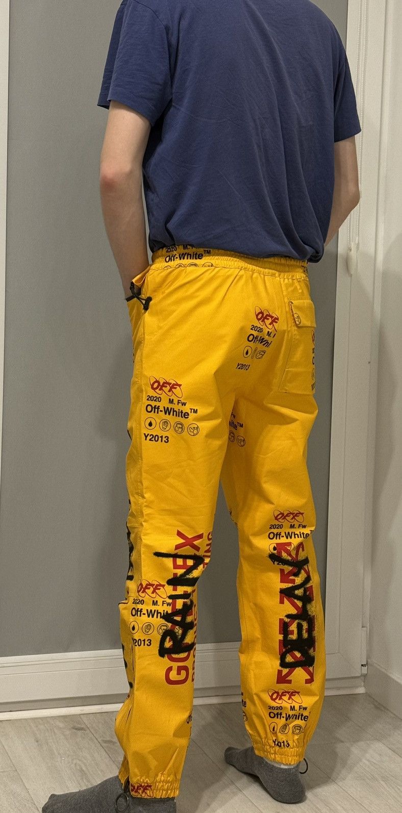 Off-White Off-White Gore-Tex Graffiti Pants FW19 Size US 30 / EU 46 - 18 Thumbnail