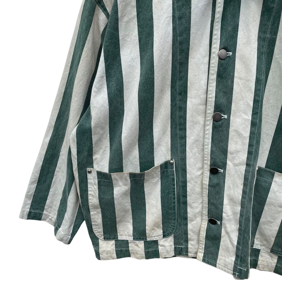 Issey Miyake × Japanese Brand Japanese Brand M.Flora Stripe Inspired Issey Miyake Size M / US 6-8 / IT 42-44 - 4 Thumbnail
