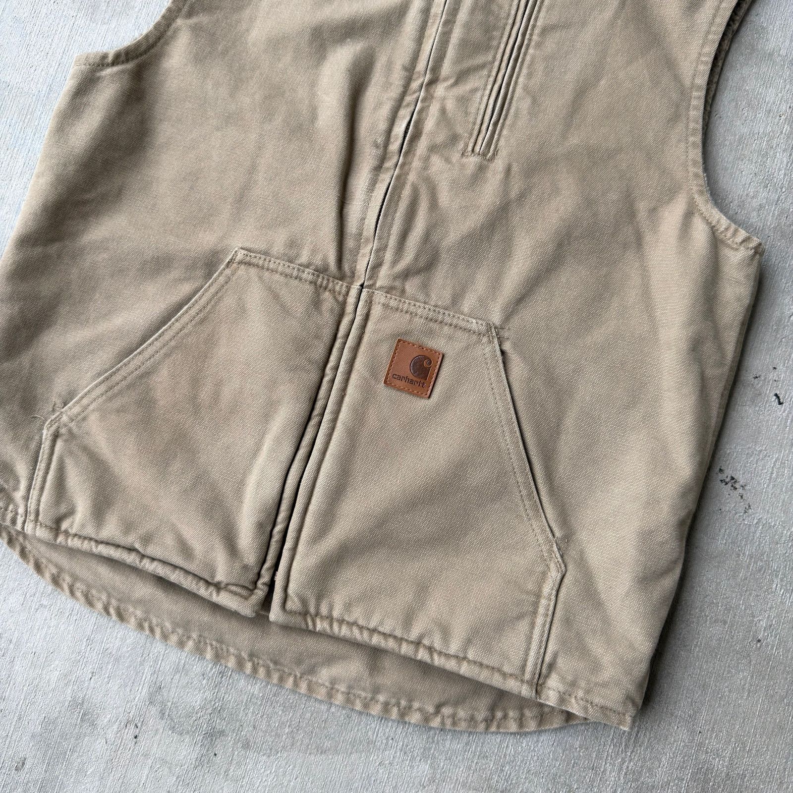 Carhartt × Vintage Carhartt V33 brown work wear vest Size US S / EU 44-46 / 1 - 2 Thumbnail