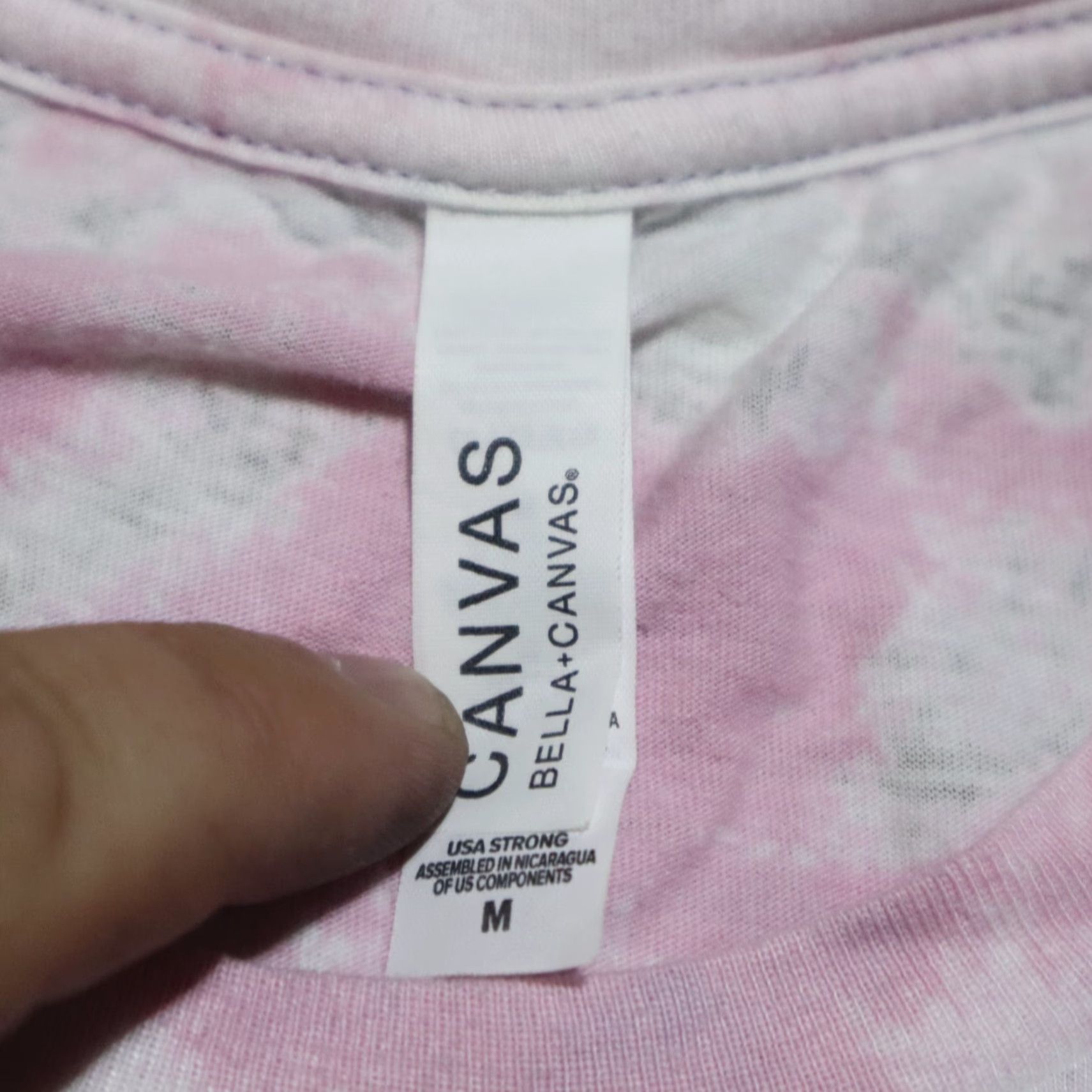 Vintage VINTAGE America Pink White Tie-Dye Short Sleeve Tee T-Shirt Adult Women's Size M Medium Size S / US 4 / IT 40 - 3 Thumbnail