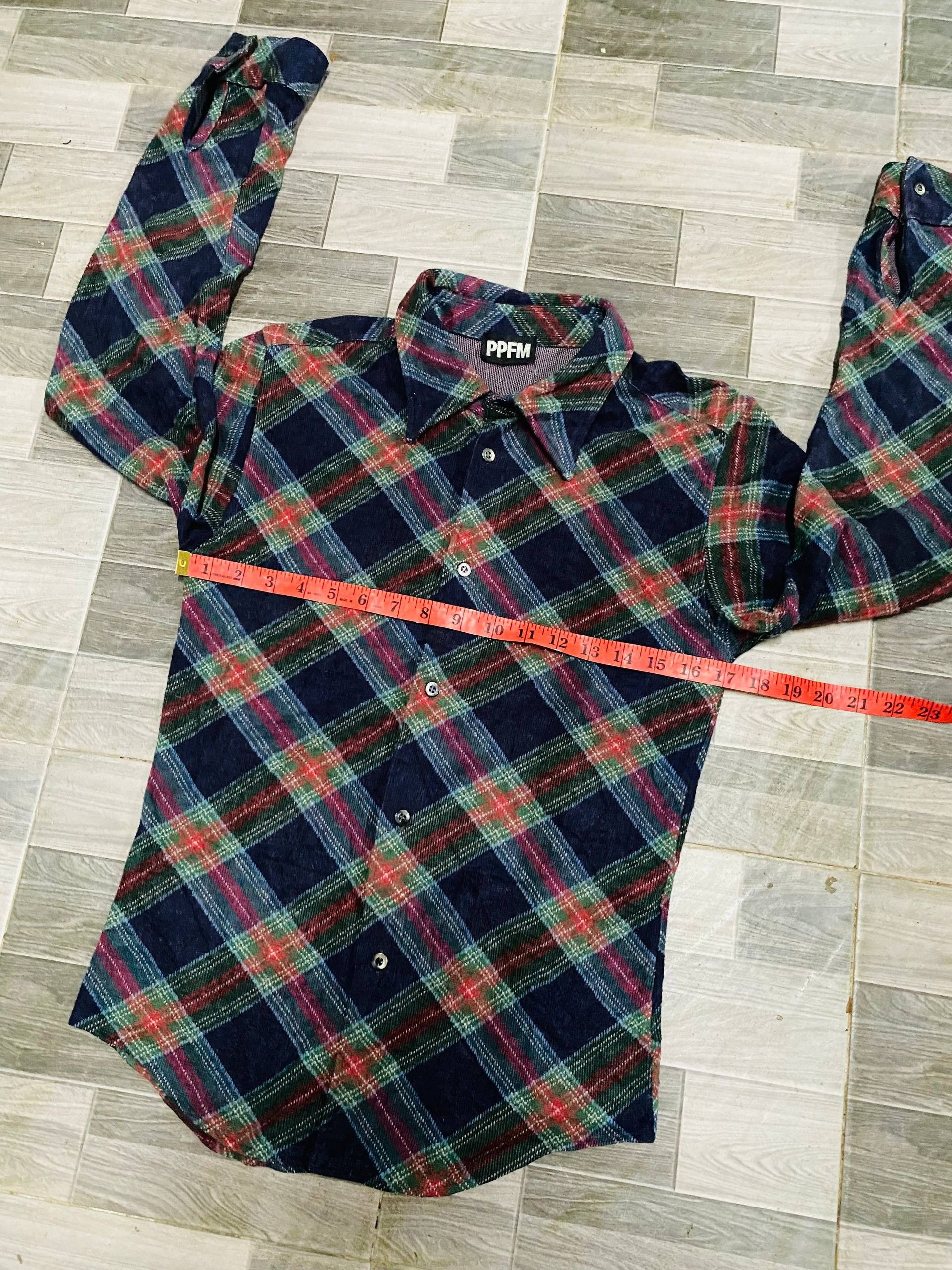 PPFM Y2K PPFM Plaid Flannel Shirt Size US XS / EU 42 / 0 - 6 Thumbnail