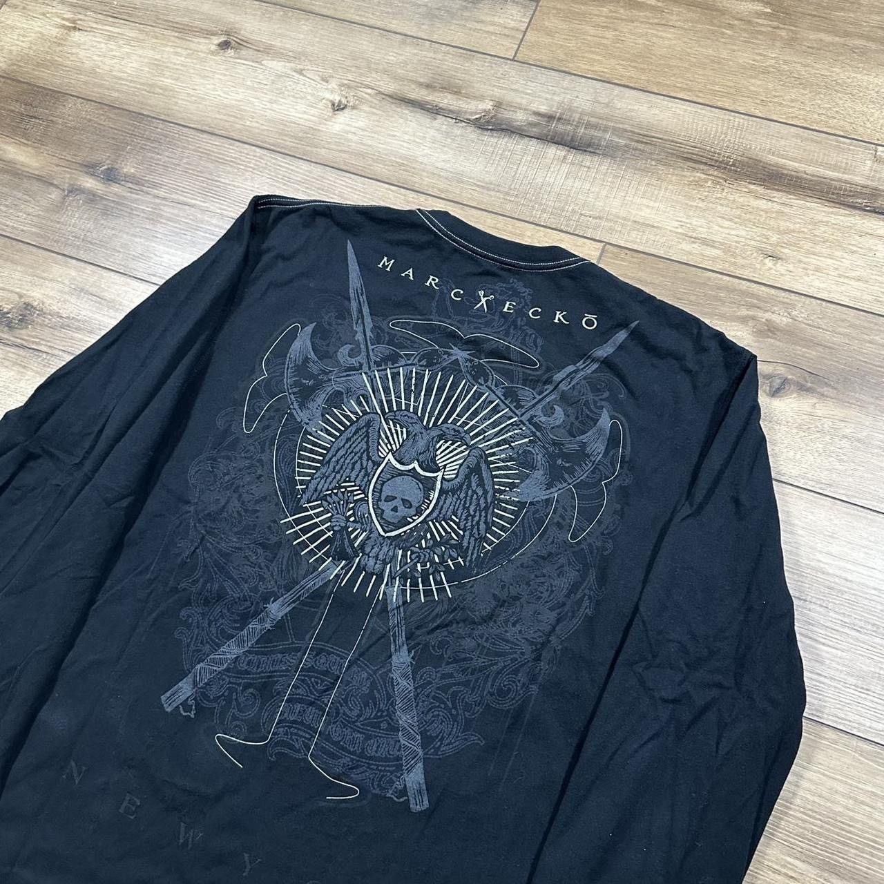 Marc Ecko Vintage 2000s Y2K Marc Ecko Long Sleeve Grunge Tee Size US XL / EU 56 / 4 - 5 Thumbnail