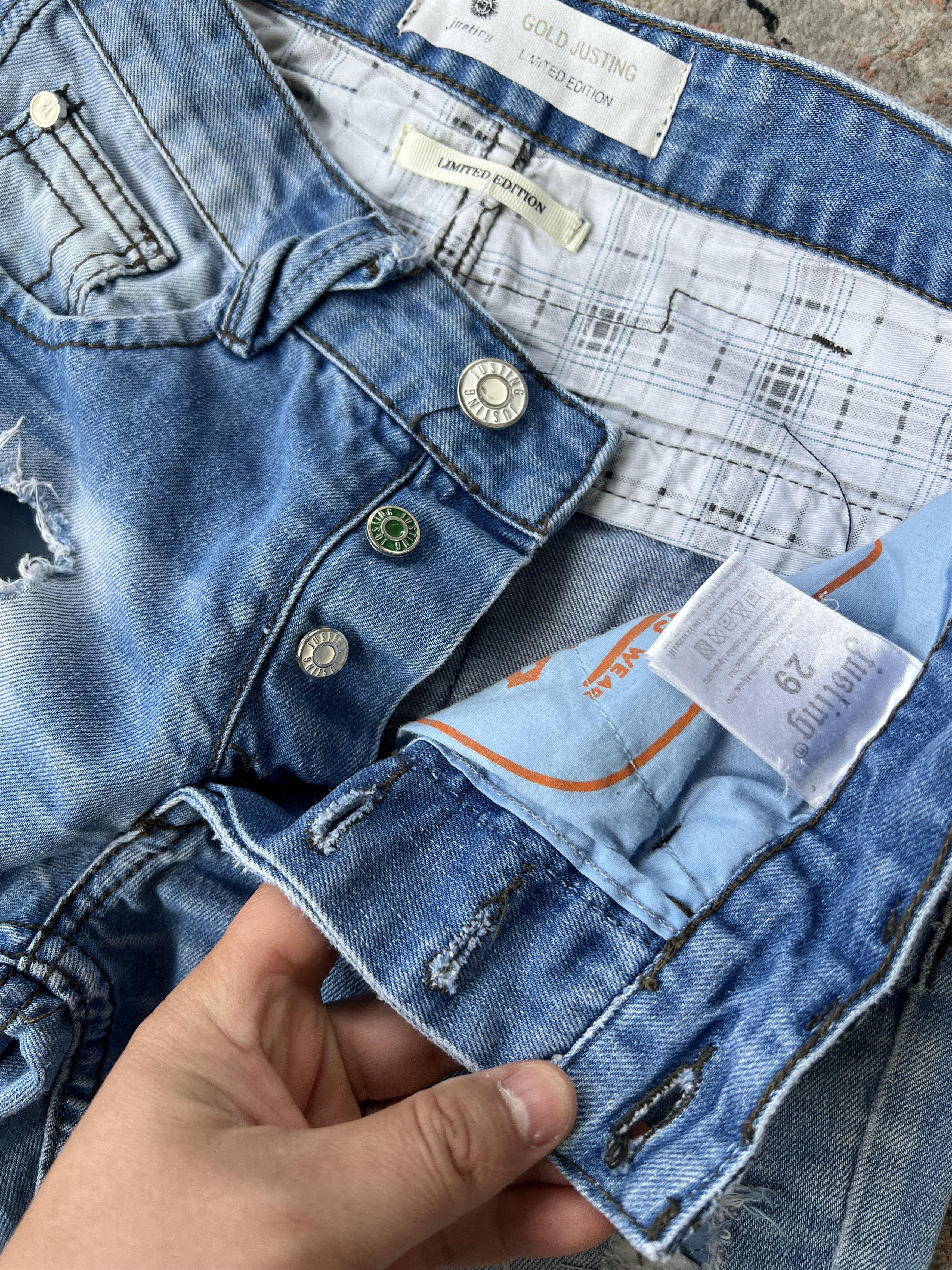 Japanese Brand Justing Limited Edition Jeans Size US 29 - 12 Thumbnail