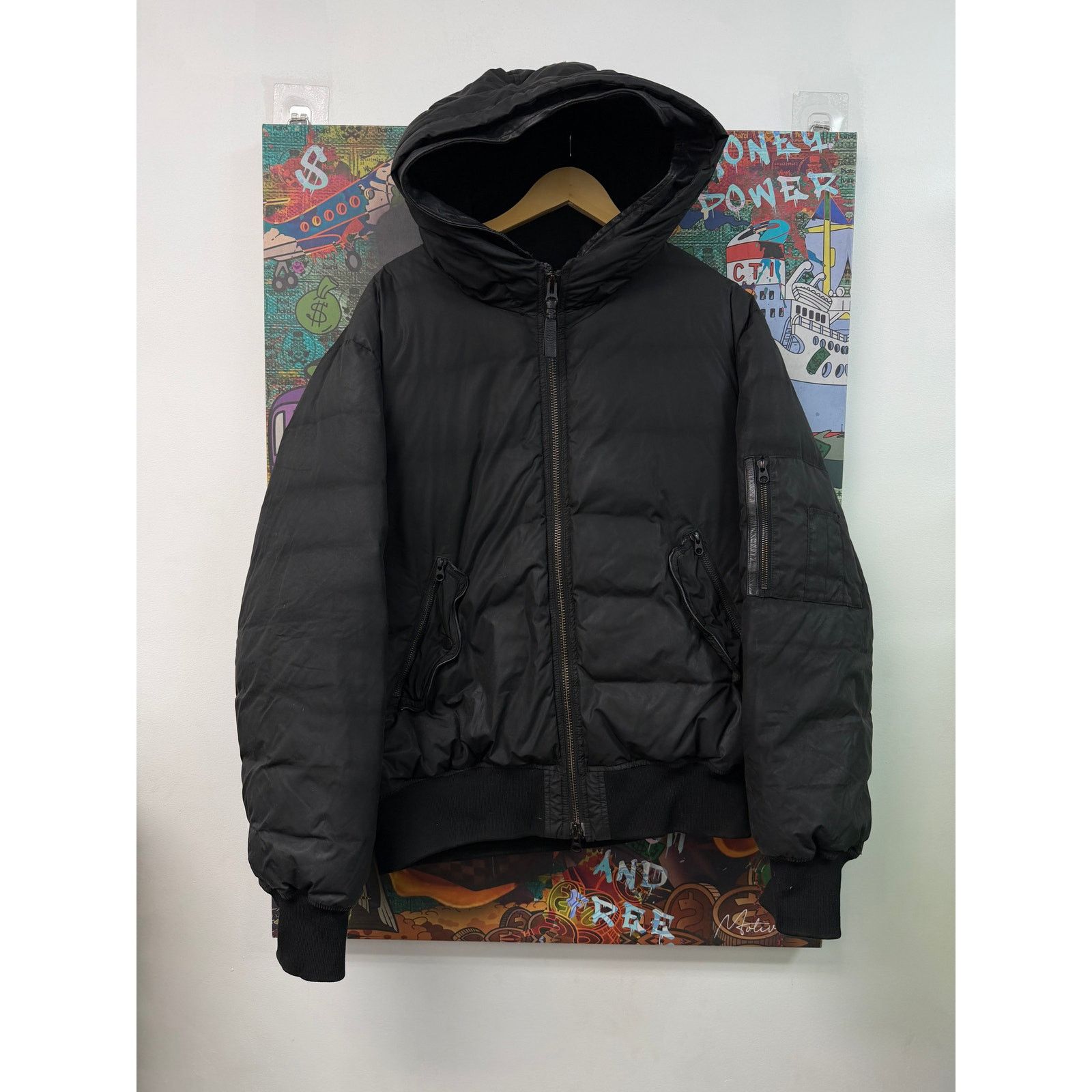 Mackage Mackage Old Season Black Bomber Jacket Size L / US 10 / IT 46 - 1 Preview