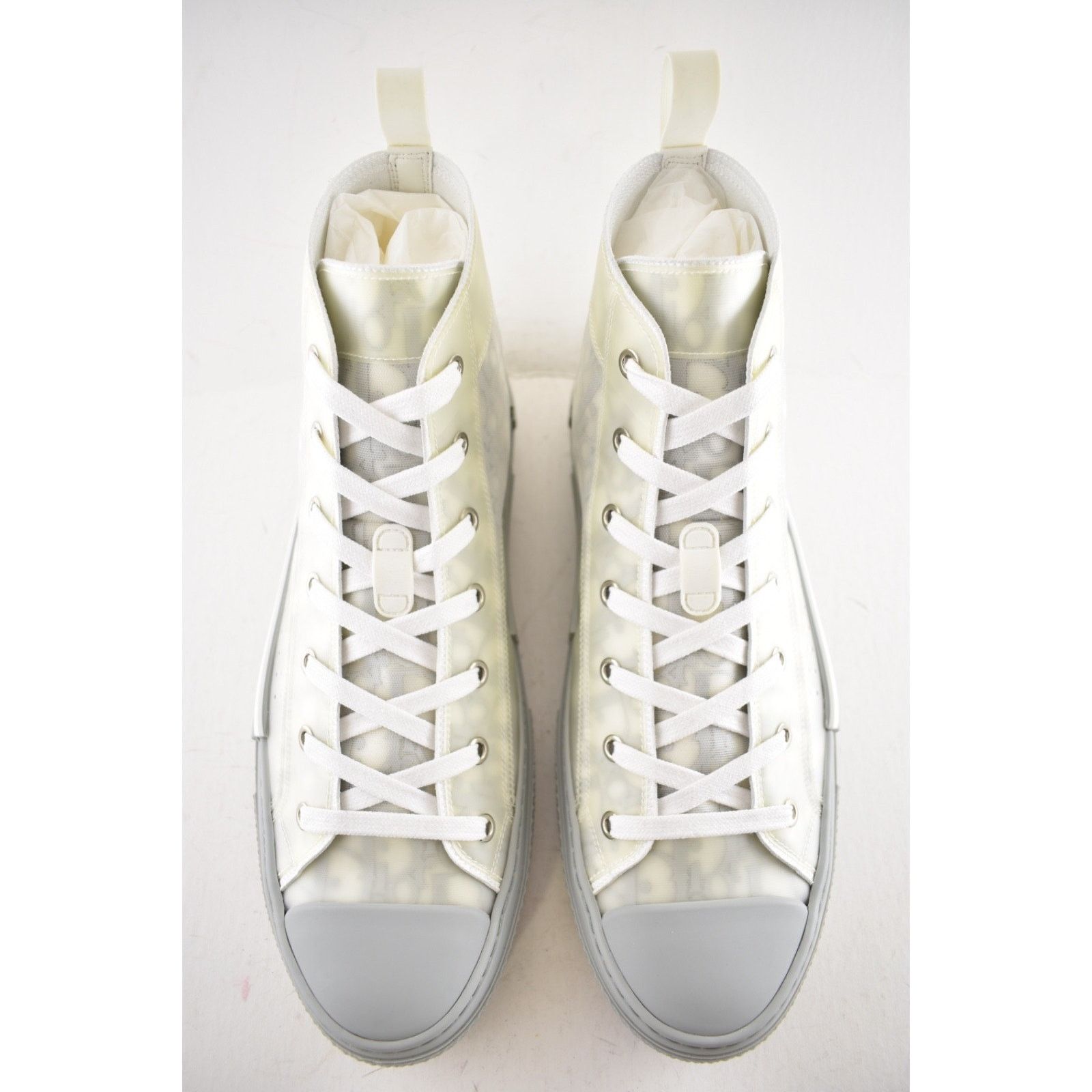 Dior Dior Mens B23 Grey Oblique High Top Sneaker 44 US 11 Size US 11 / EU 44 - 8 Thumbnail