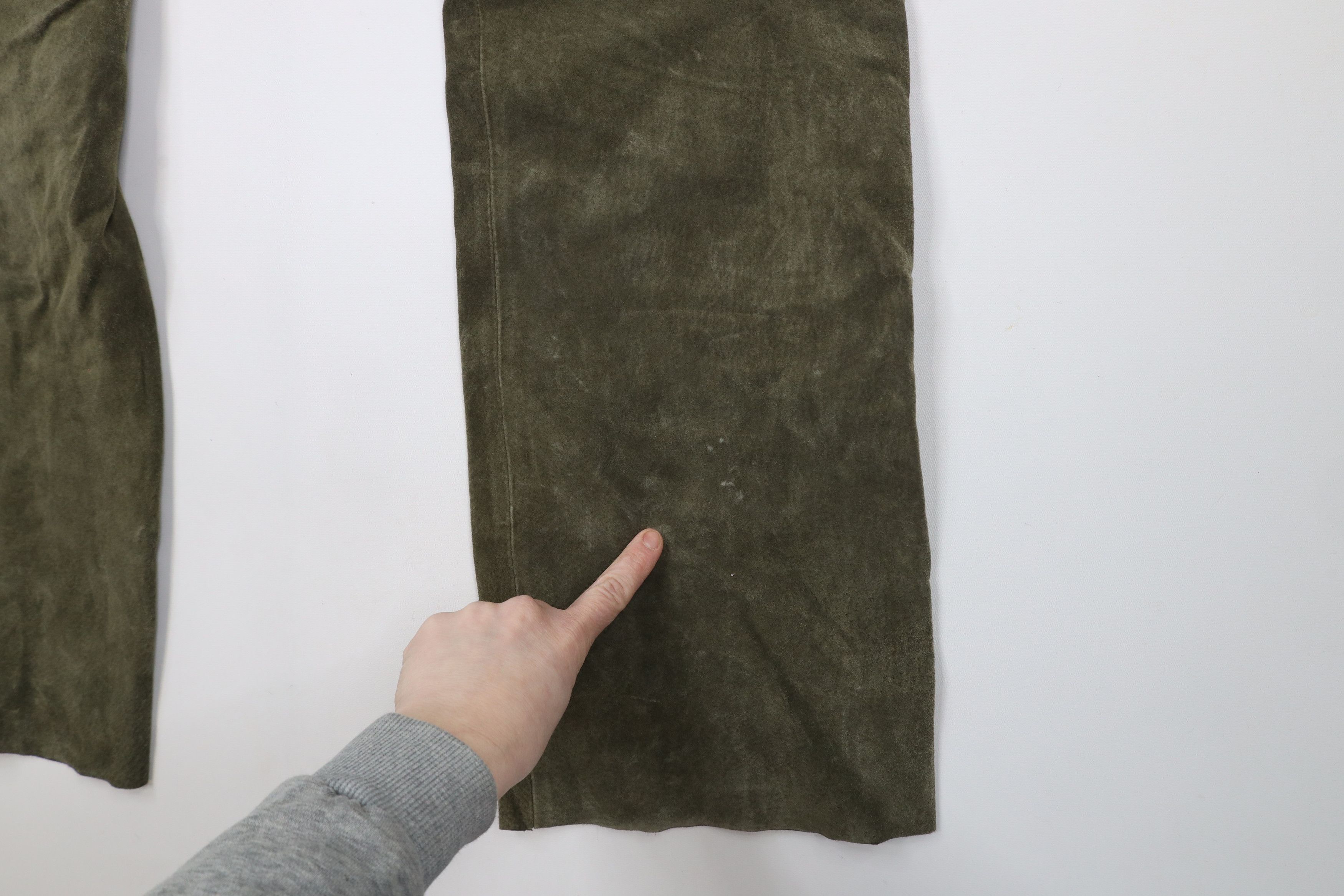 Vintage Vintage 90s Streetwear Leather Flared Wide Leg Cargo Pants Size 36" / US 14 / IT 50 - 14 Thumbnail