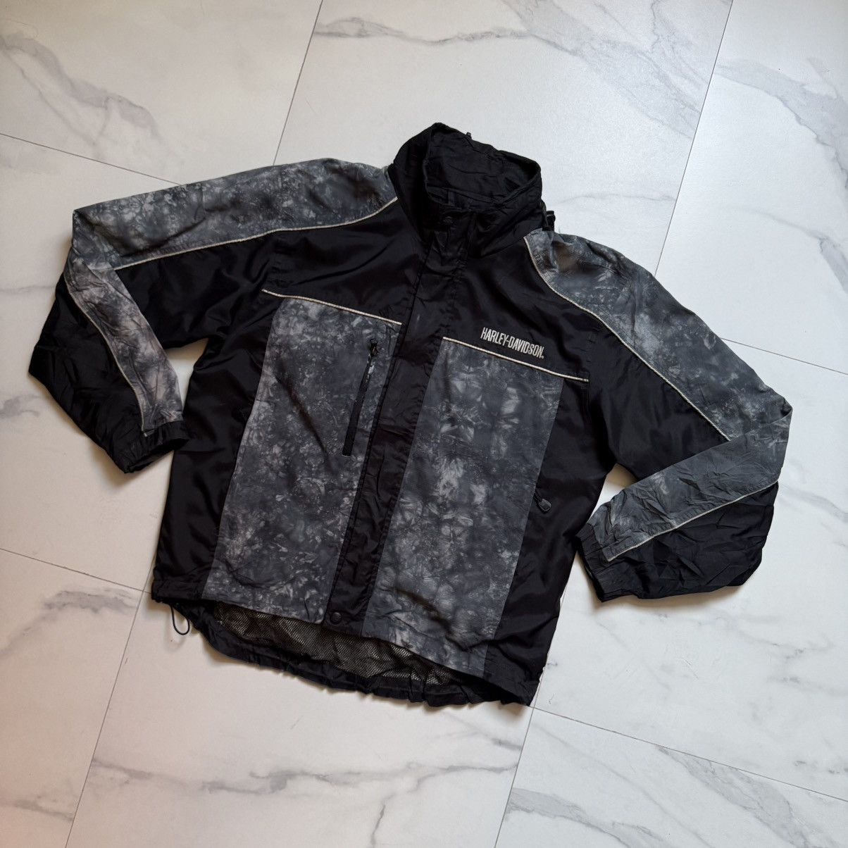Harley Davidson Vintage Y2K Harley-Davidson Waterproof Jacket Size US L / EU 52-54 / 3 - 5 Thumbnail