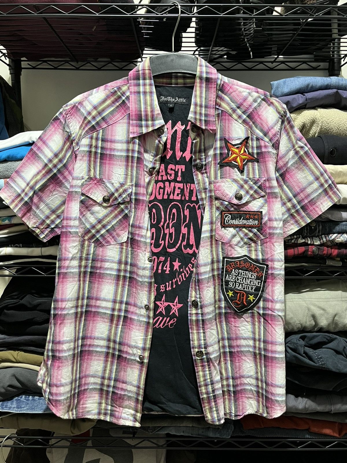 Japanese Brand In The attic Shirt Patch Size US L / EU 52-54 / 3 - 1 Thumbnail