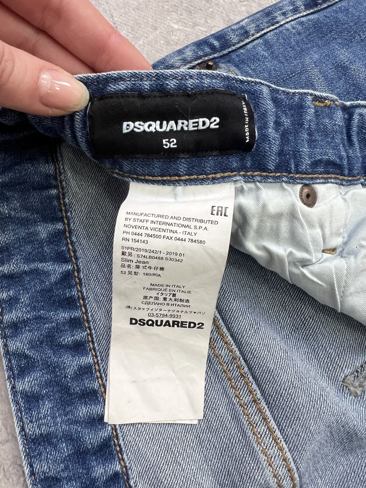 Dsquared2 Luxury Fashion Dsquared 2 distressed jeans Size US 32 / EU 48 - 6 Thumbnail