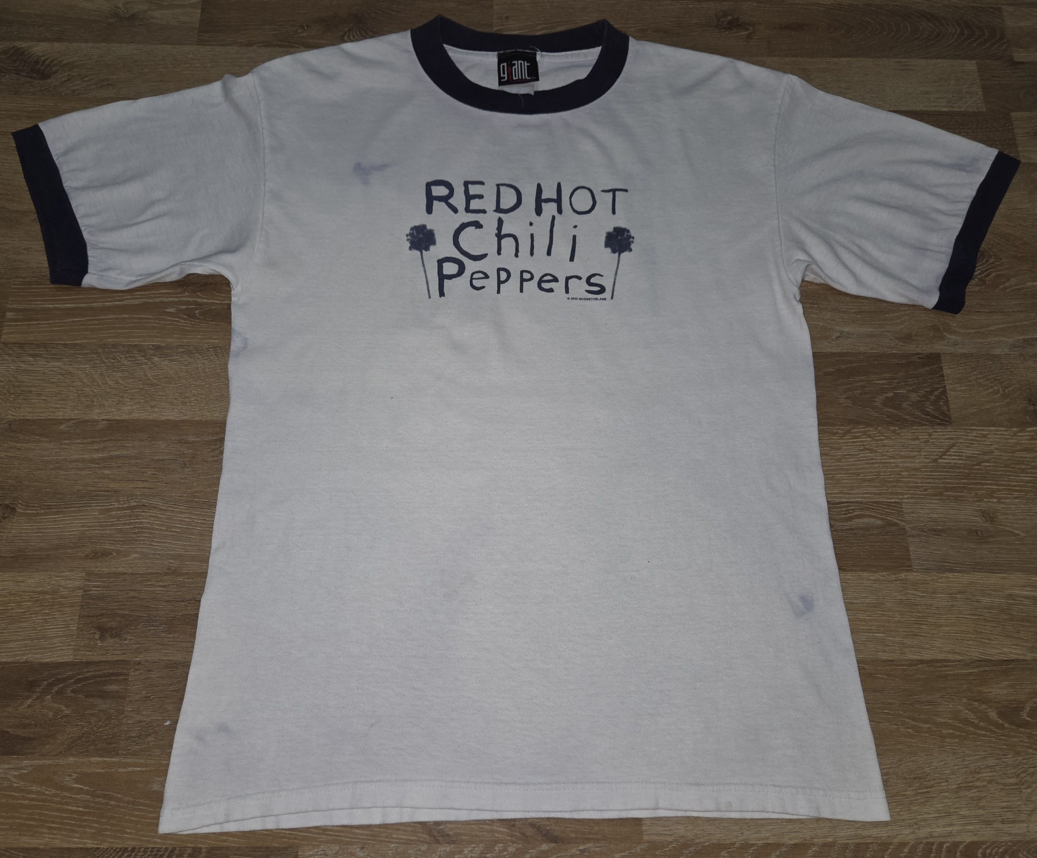 Band Tees Vintage RHCP Red Hot Chili Peppers Band Giant Promo T Shirt Size US M / EU 48-50 / 2 - 2 Thumbnail