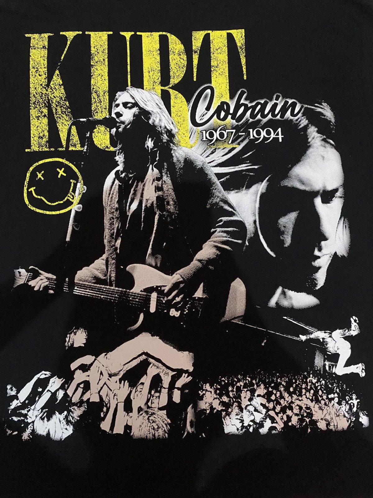 Band Tees × Vintage 🔥RARE🔥 Nirvana Kurt Cobain boot tee Size US L / EU 52-54 / 3 - 6 Thumbnail
