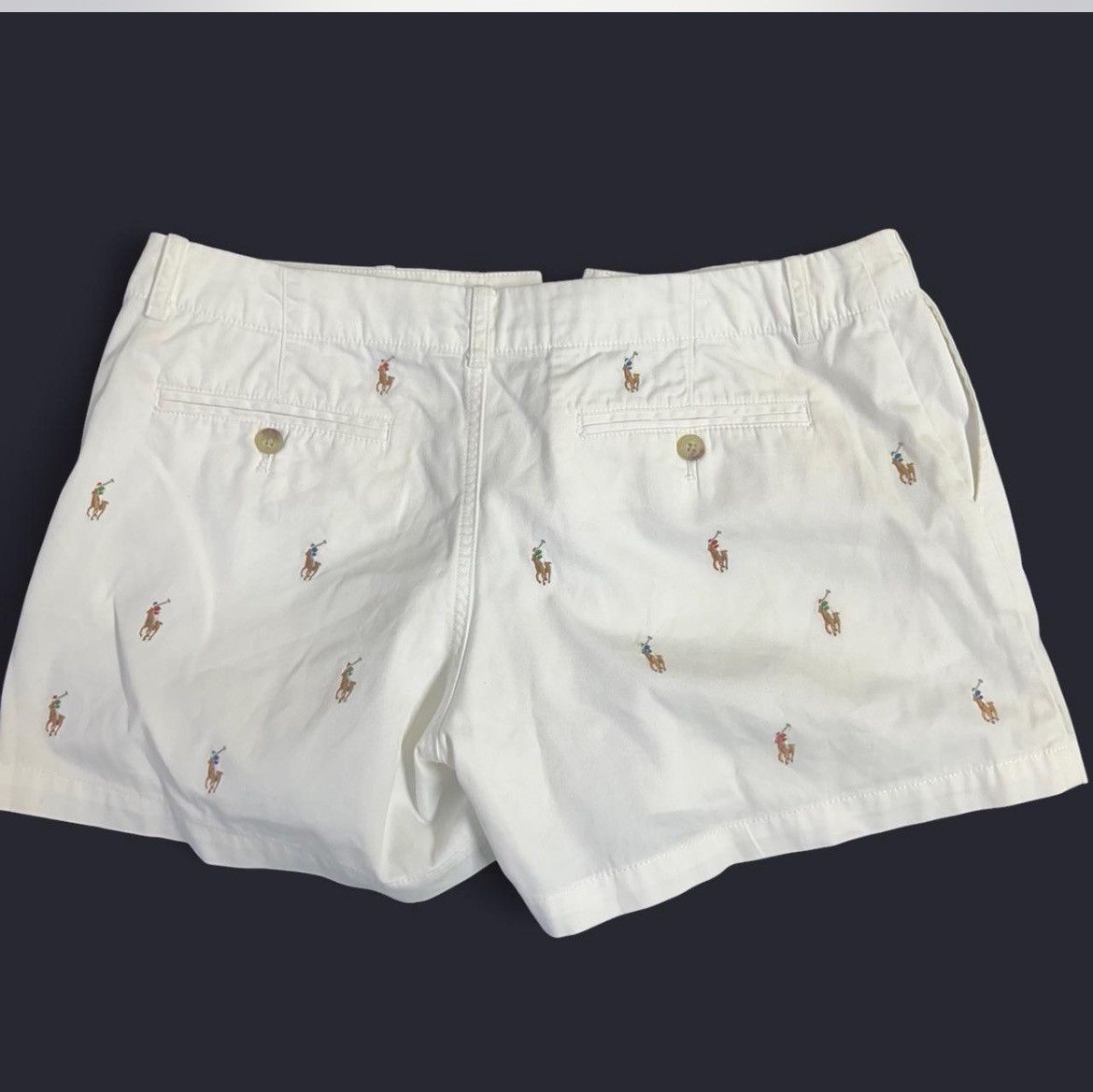 Polo Ralph Lauren Polo Ralph Lauren Embroidered Polo Shorts (6 / 28) Size US 28 / EU 44 - 2 Thumbnail