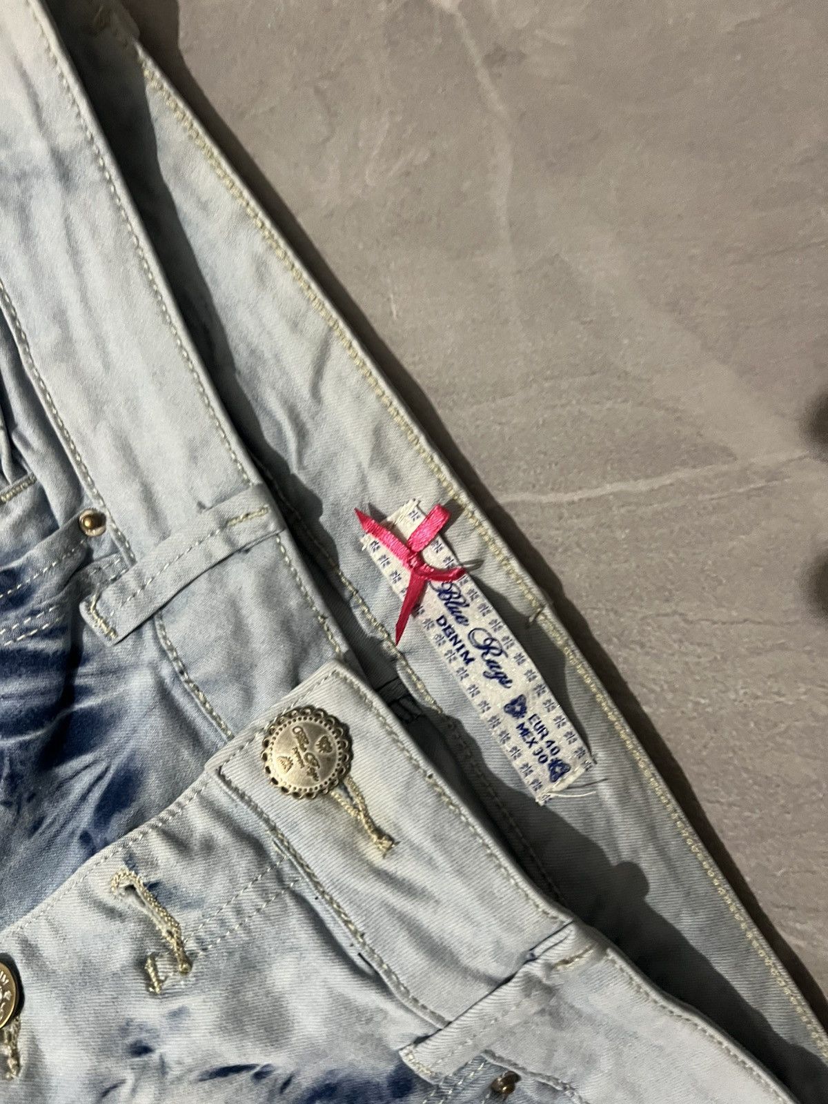 Japanese Brand Distressed Slim Sexy Fit / Number Nine Style Rare / Archive Size US 32 / EU 48 - 6 Thumbnail