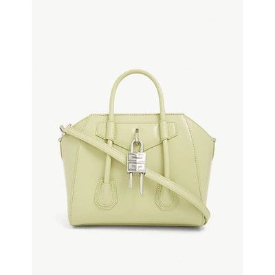 Givenchy o1srvl11e0724 Size: OS / Mini Leather Tote Bag Green Size ONE SIZE - 1 Preview