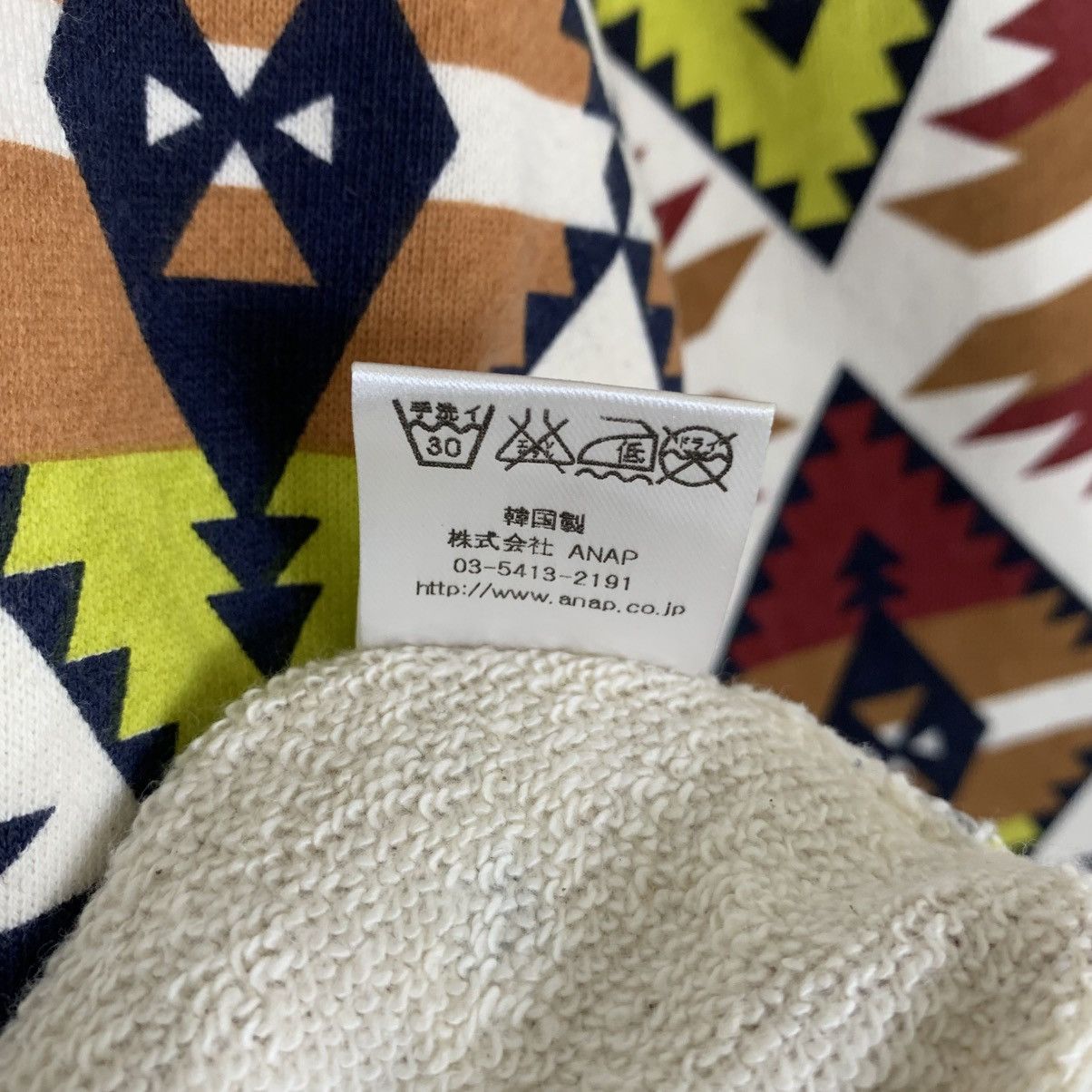 Designer × Native × Vintage Japanese Brand ANAP Native Navajo Full Print Sweatshirt Size M / US 6-8 / IT 42-44 - 9 Thumbnail