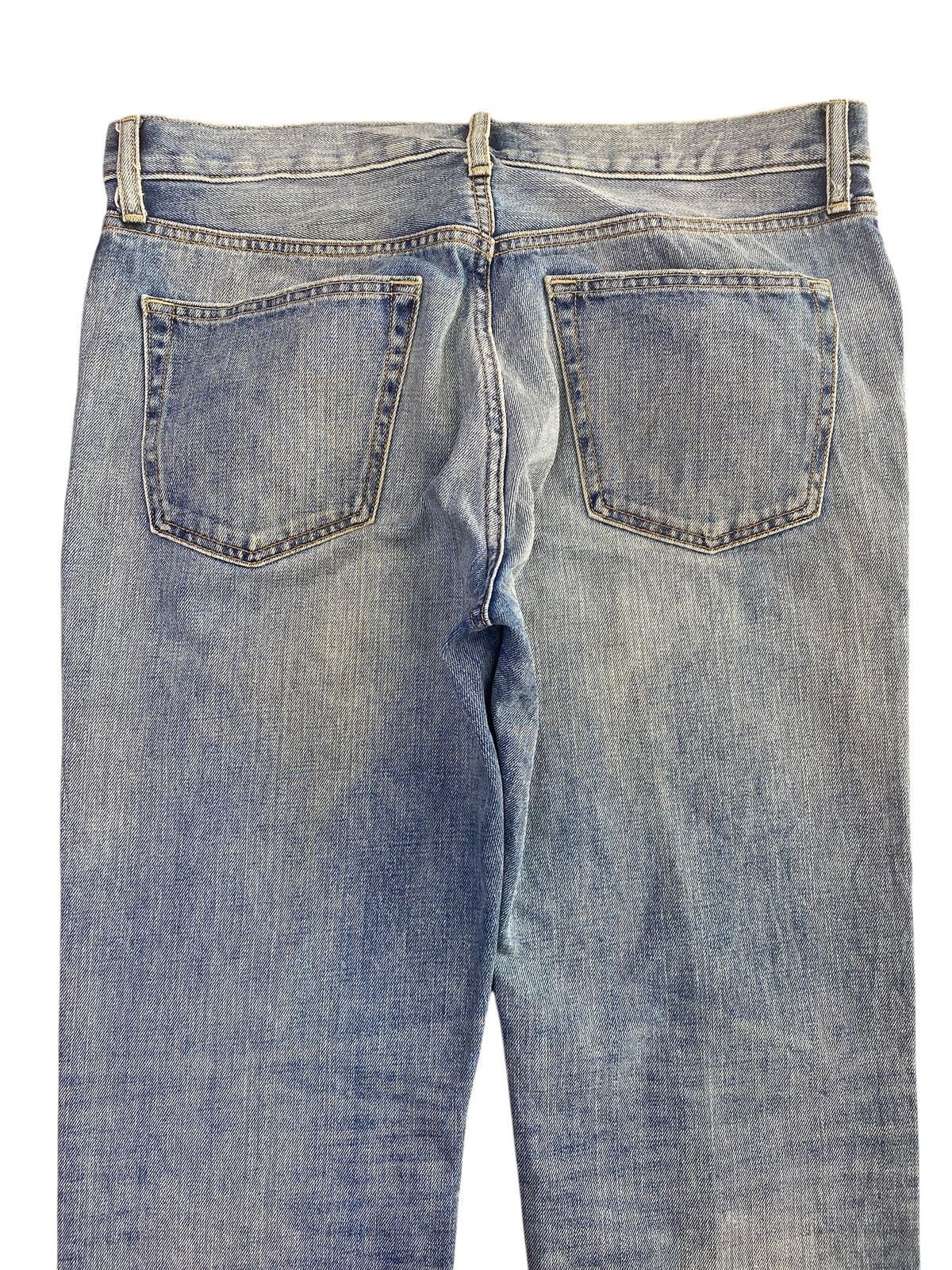Uniqlo Uniqlo Blue Acid Wash Faded Style Loose Jeans Size US 34 / EU 50 - 4 Thumbnail