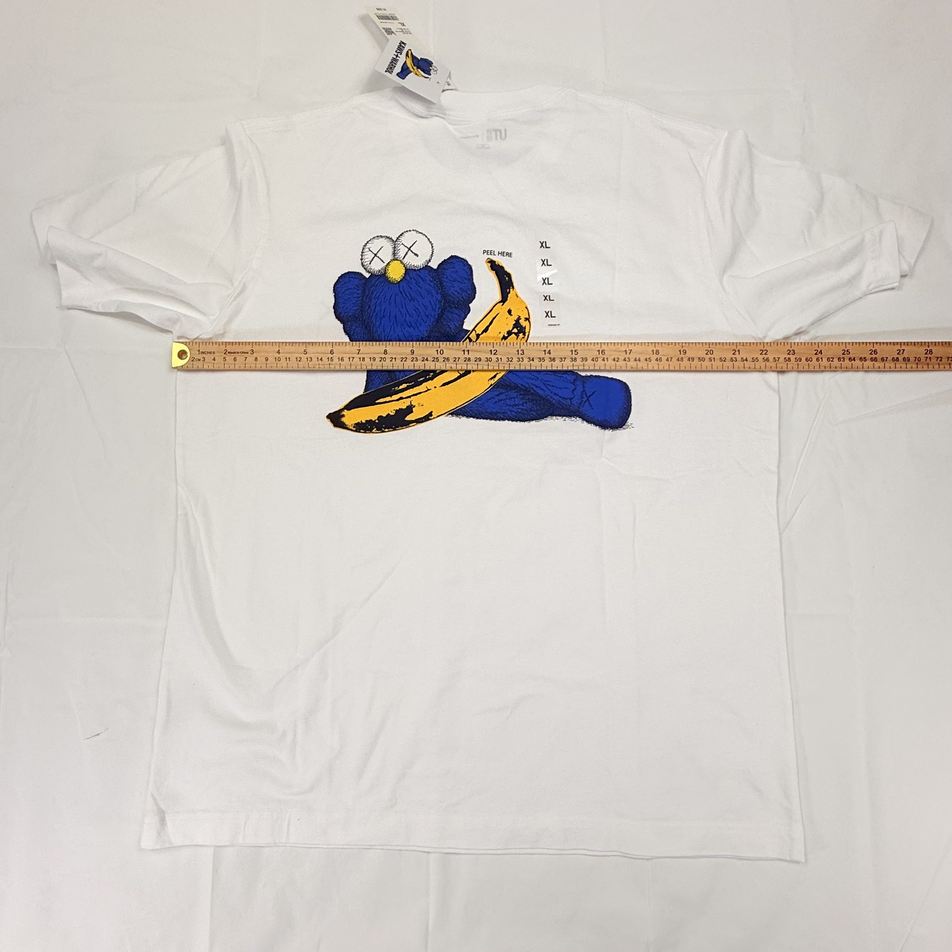 Andy Warhol × Uniqlo Uniqlo KAWS x Andy Warhol White Graphic T-Shirt XL Size US XL / EU 56 / 4 - 4 Thumbnail