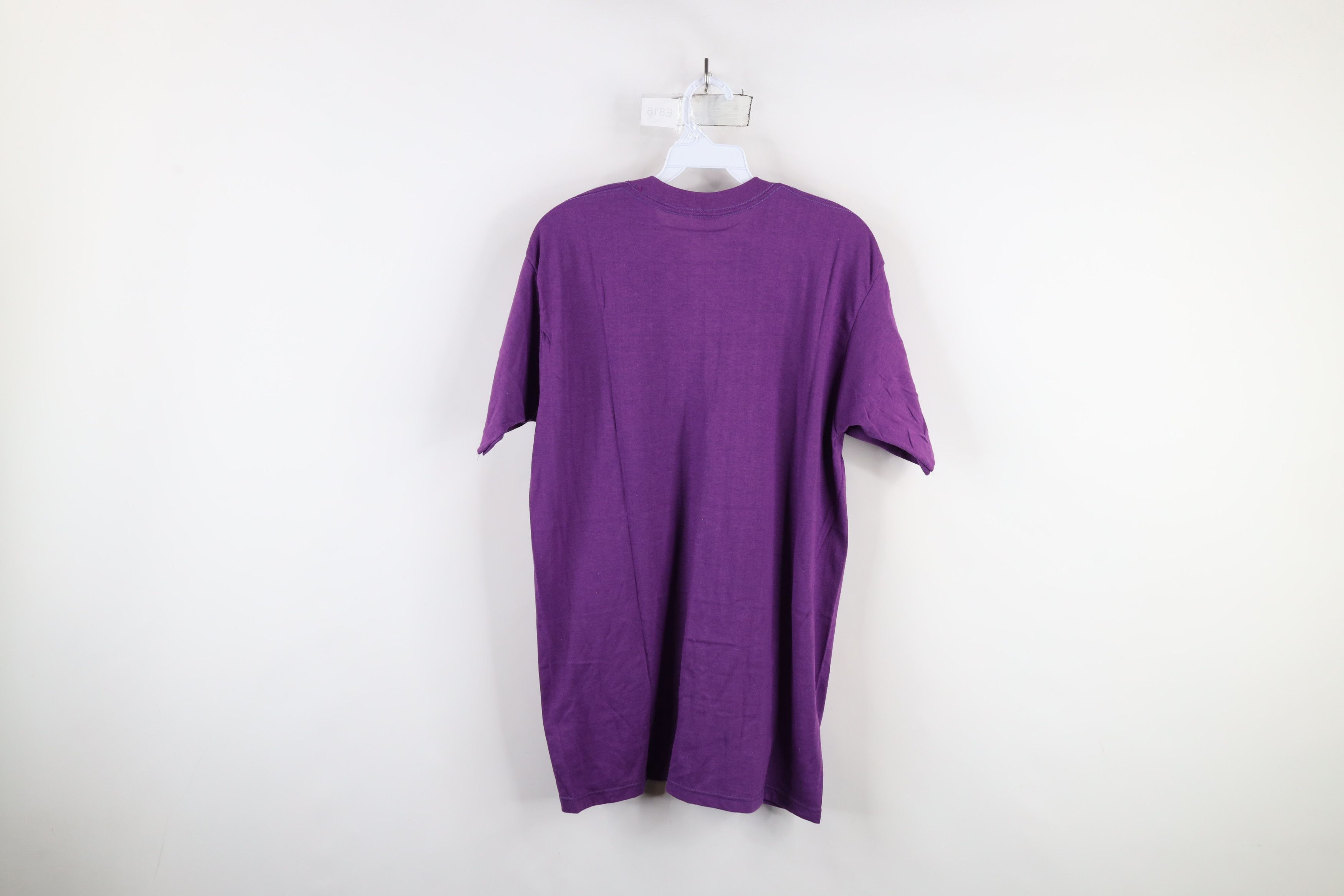 Vintage Vintage 70s Streetwear Short Sleeve T-Shirt Purple USA Size US L / EU 52-54 / 3 - 10 Thumbnail