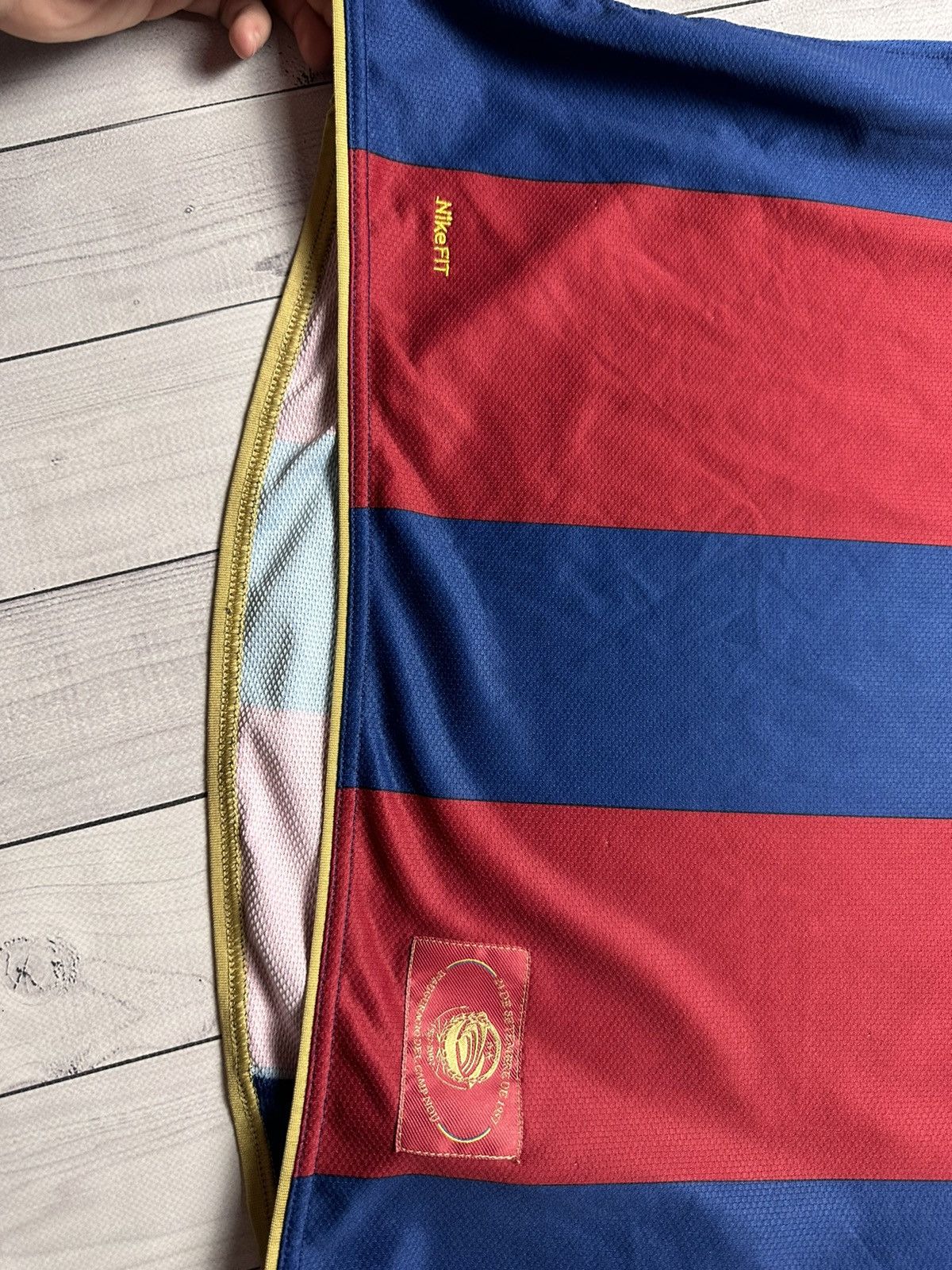 Nike × Vintage Vintage Nike Barcelona soccer jersey 150 years rare size M Size US M / EU 48-50 / 2 - 3 Thumbnail