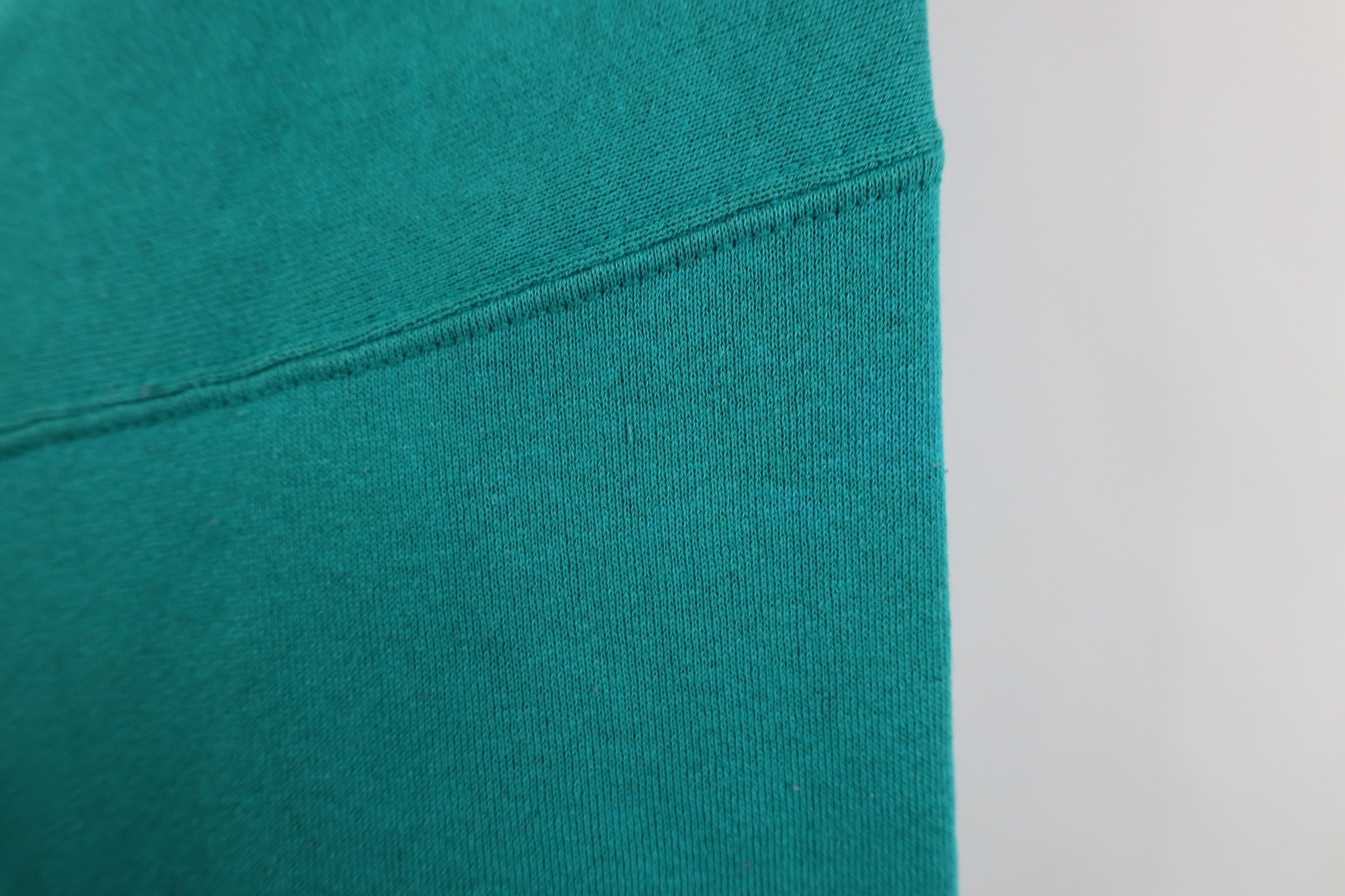 Vintage Vintage 90s Streetwear Blank Crewneck Sweatshirt Teal Size US XL / EU 56 / 4 - 8 Thumbnail