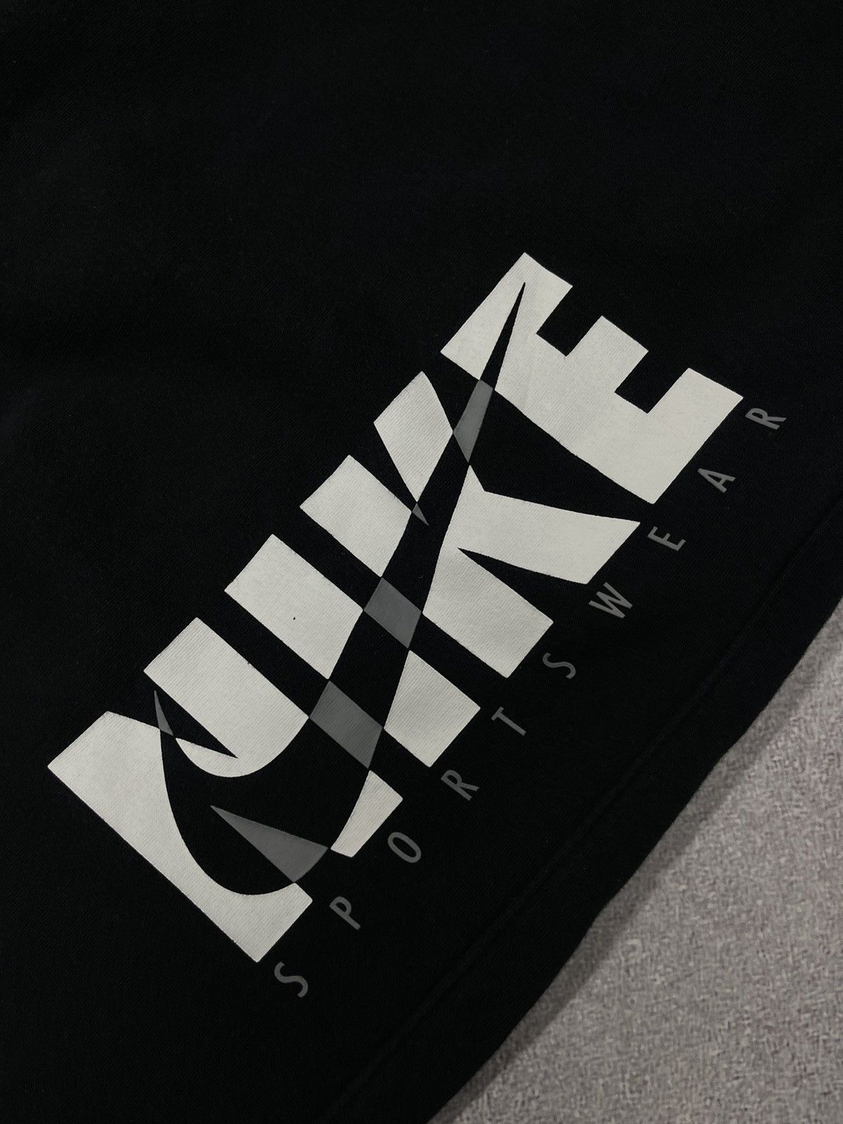 Nike Mens Nike NSW Black Sweatpants Big Logo Drill Drip ACG TN Size US 36 / EU 52 - 4 Thumbnail