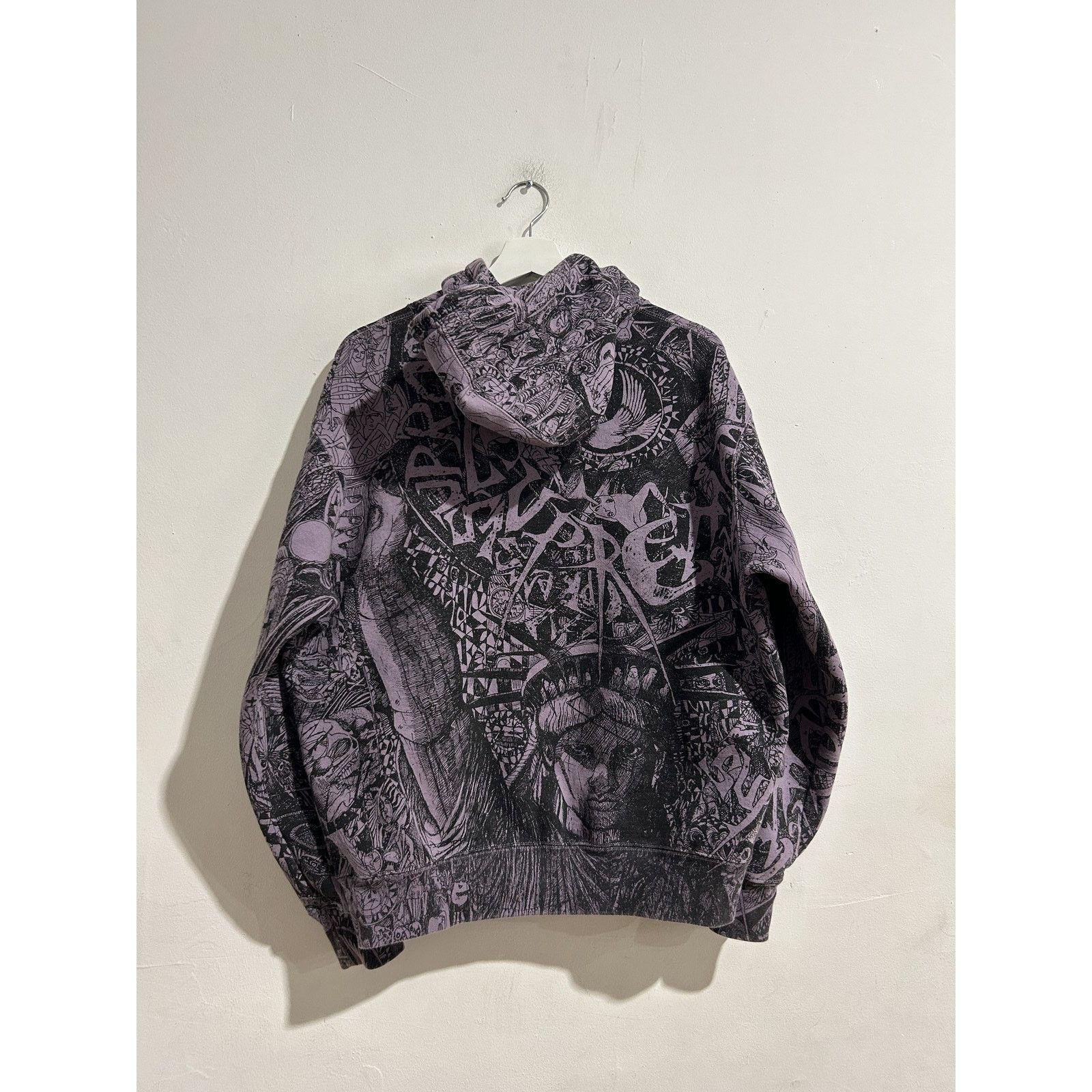 Supreme SUPREME LIBERTY DUSTY PURPLE HOODIE SIZE SMALL PREOWNED Size US S / EU 44-46 / 1 - 2 Thumbnail