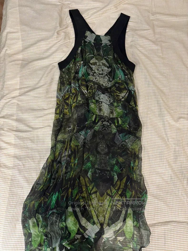 Helmut Lang Helmut Lang size 4 Runway Totem Print Double-Layered Silk D Size XL / US 12-14 / IT 48-50 - 2 Thumbnail