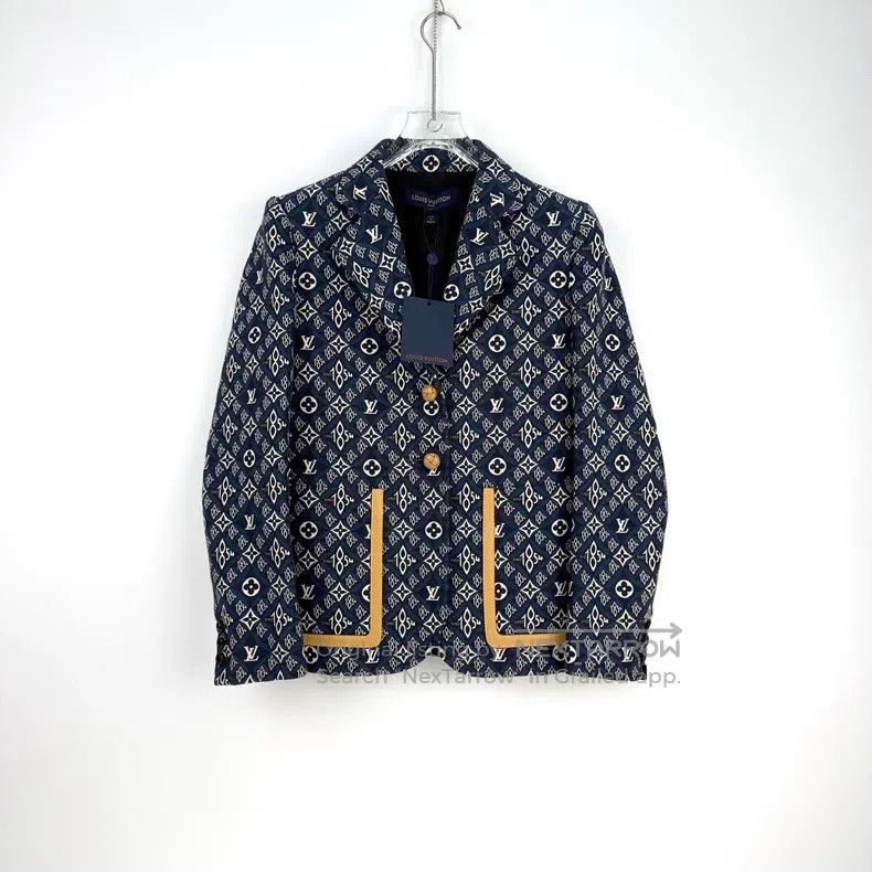 Louis Vuitton Louis Vuitton Dark blue suit jacket with classic logo blaz Size XS / US 0-2 / IT 36-38 - 3 Thumbnail