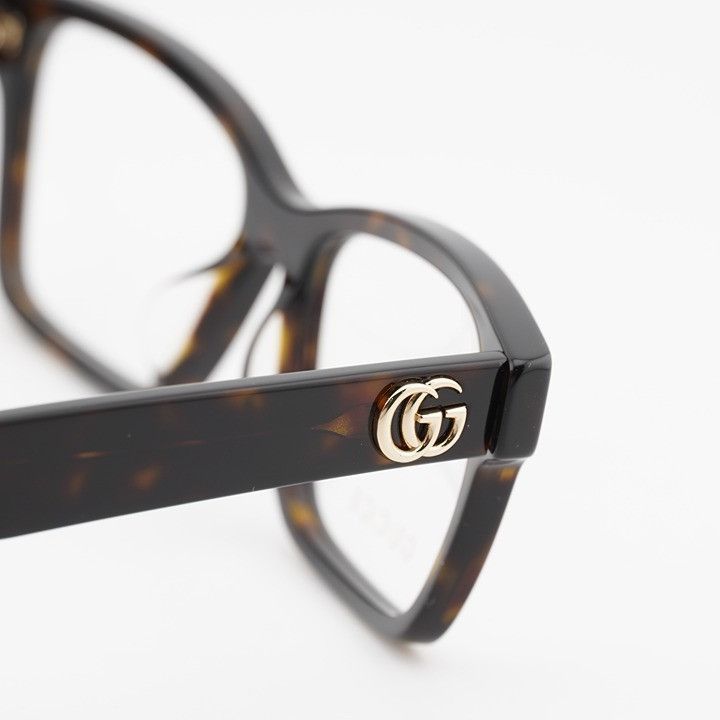 Gucci Gucci GG1476OK 002 Square Eyeglasses - Dark Havana 55mm Size ONE SIZE - 7 Thumbnail